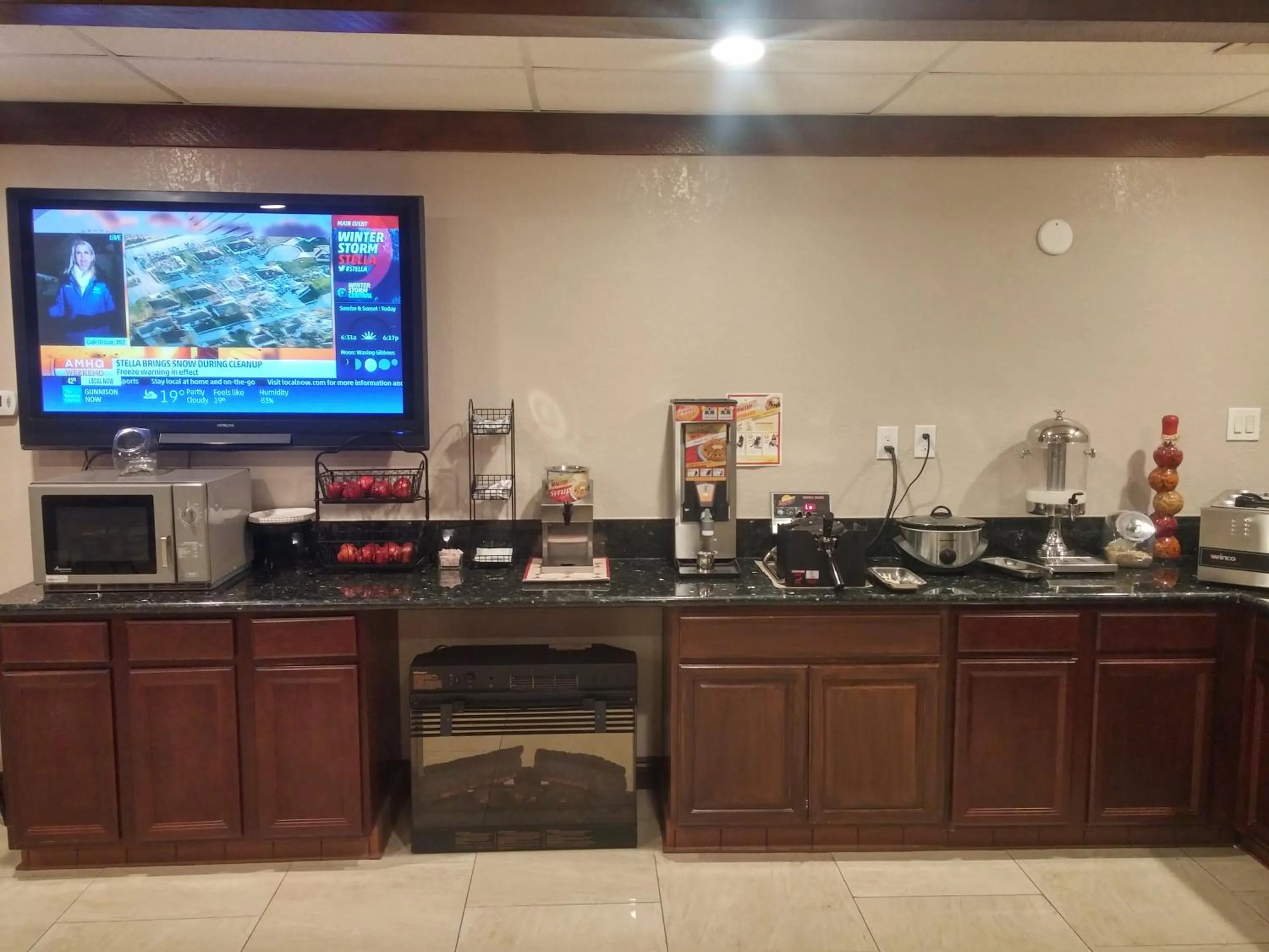 American breakfast in Ramada by Wyndham Grand Junction