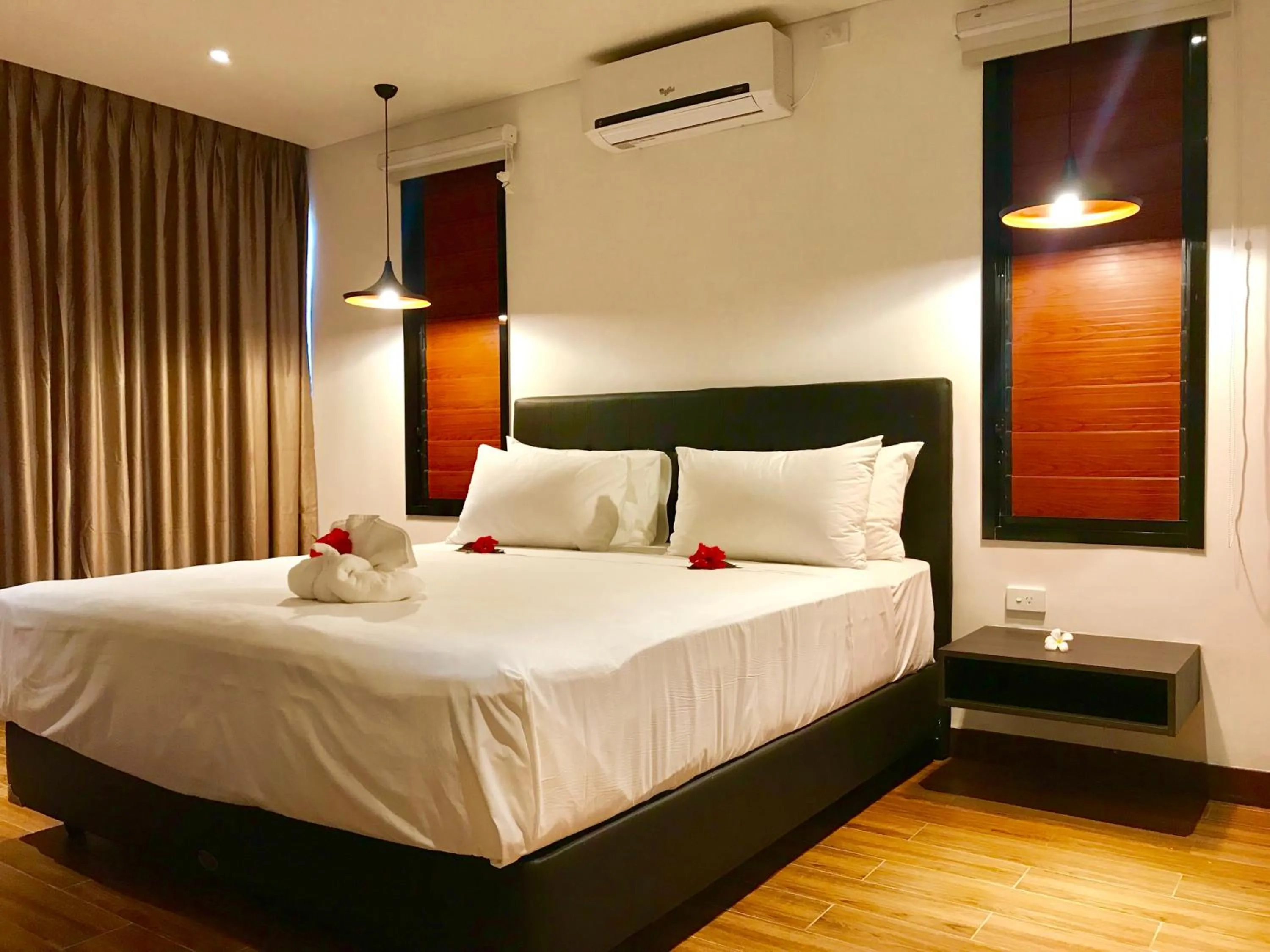 Bed in Yadua Bay Resort & Villas