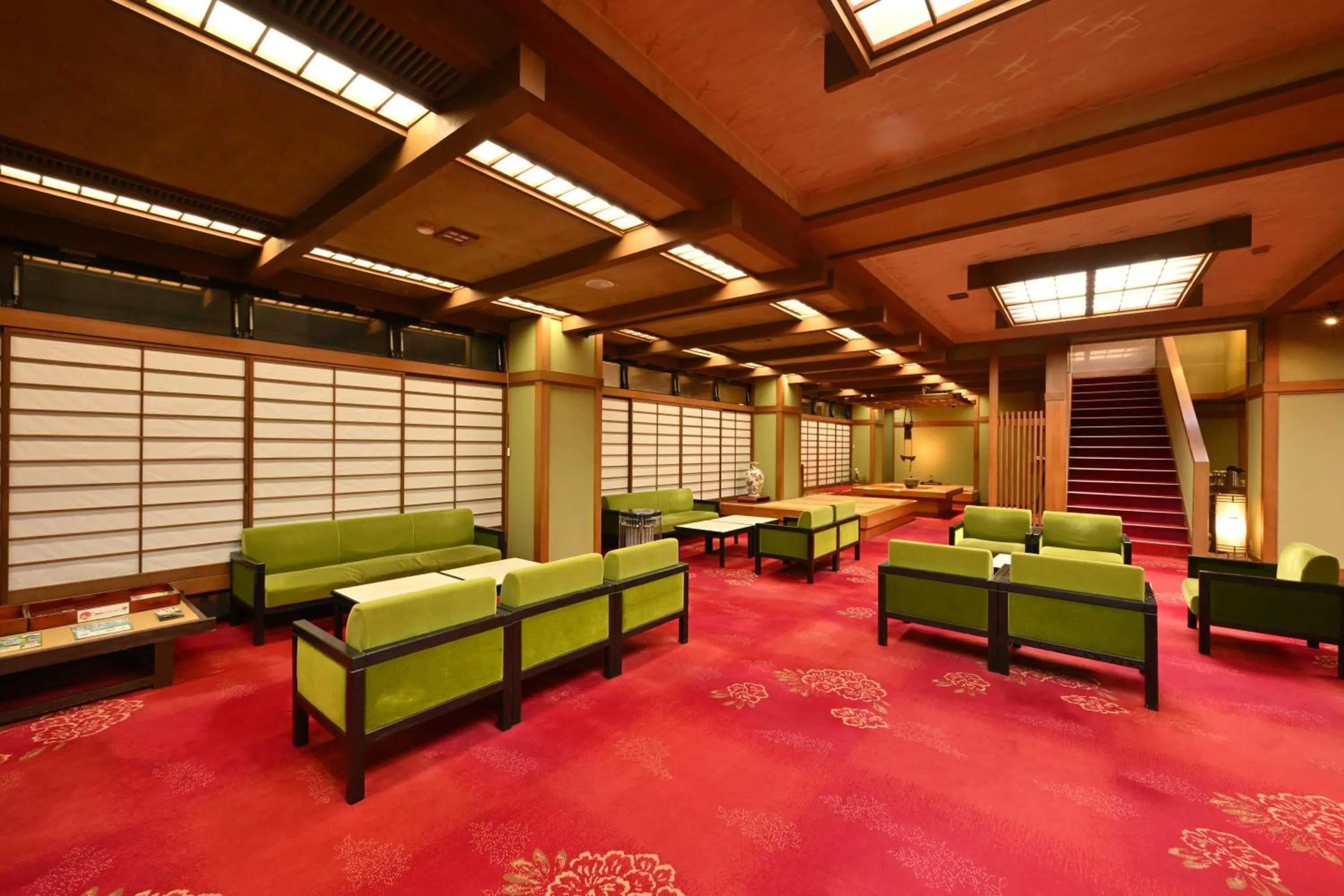 Lobby or reception in Osakaya Ryokan