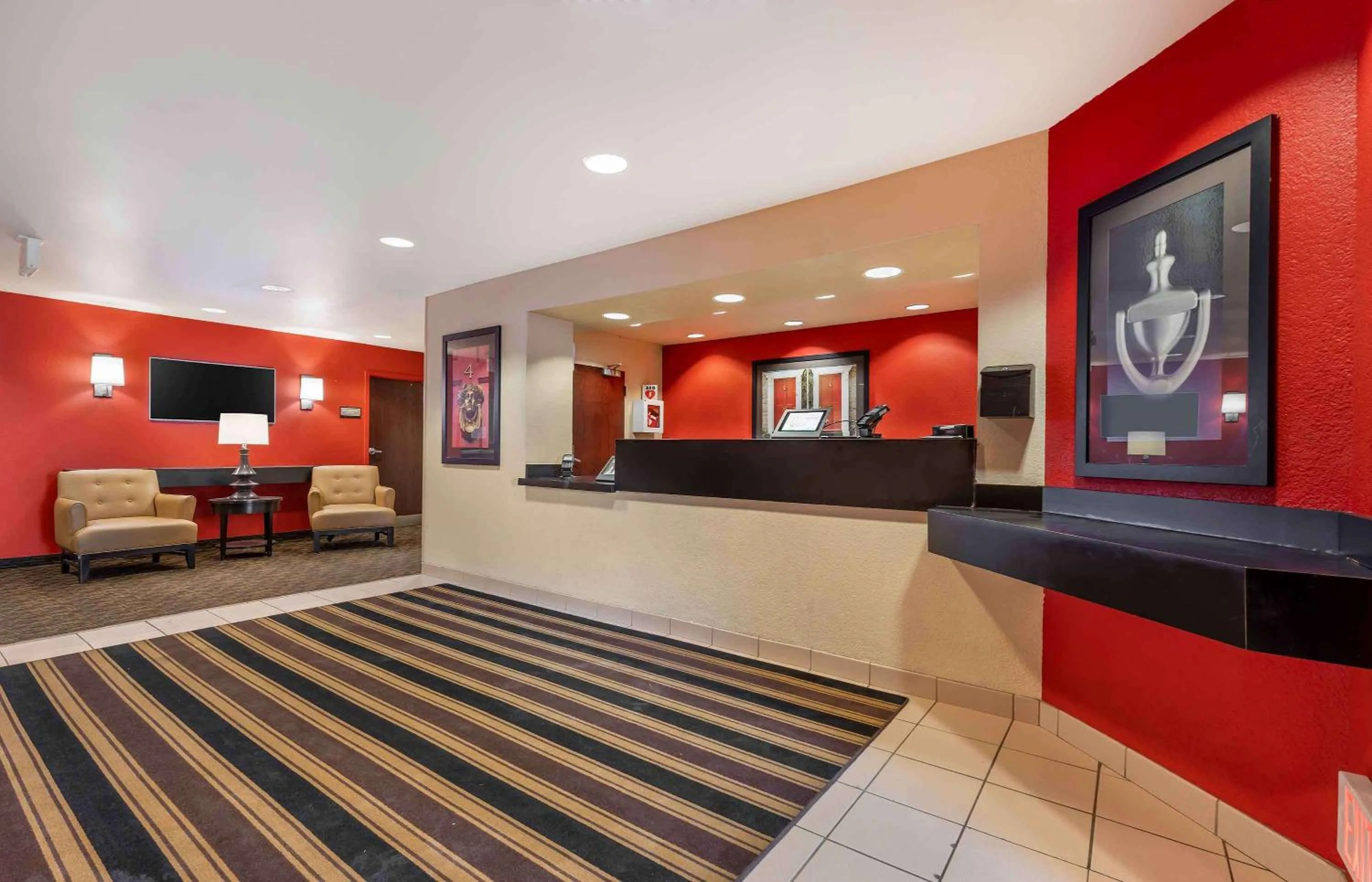 Lobby or reception in Extended Stay America Suites - Chicago - Romeoville - Bollingbrook