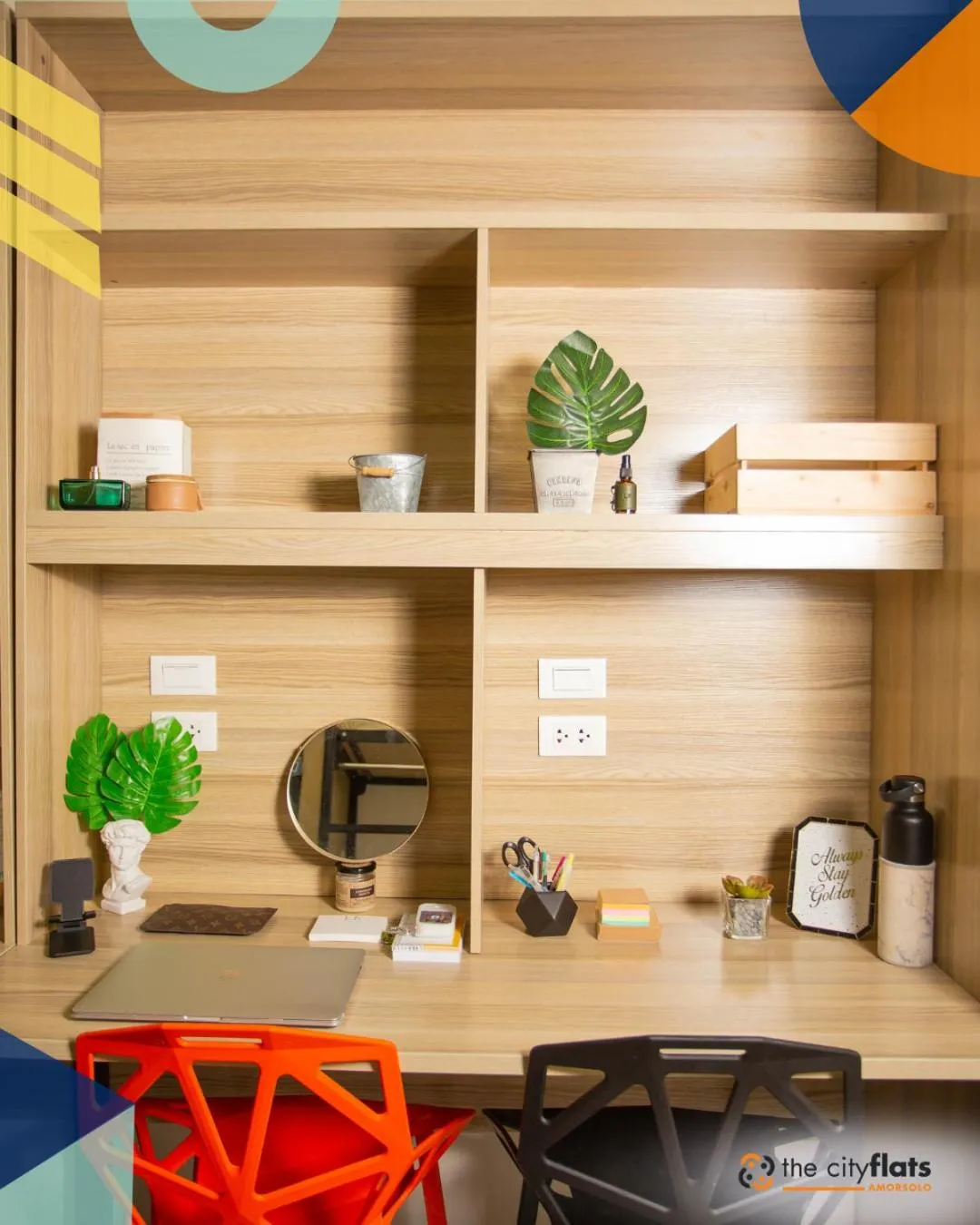 Decorative detail in The City Flats Amorsolo