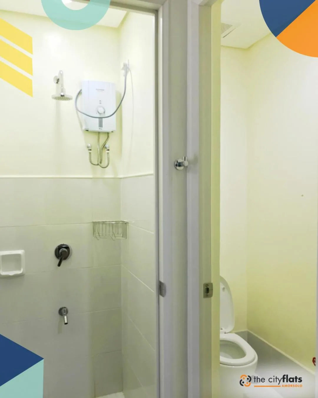 Bathroom in The City Flats Amorsolo