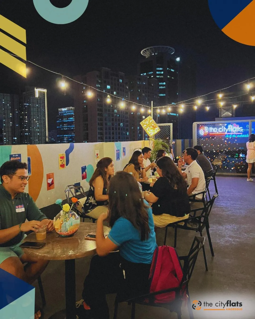 People in The City Flats Amorsolo