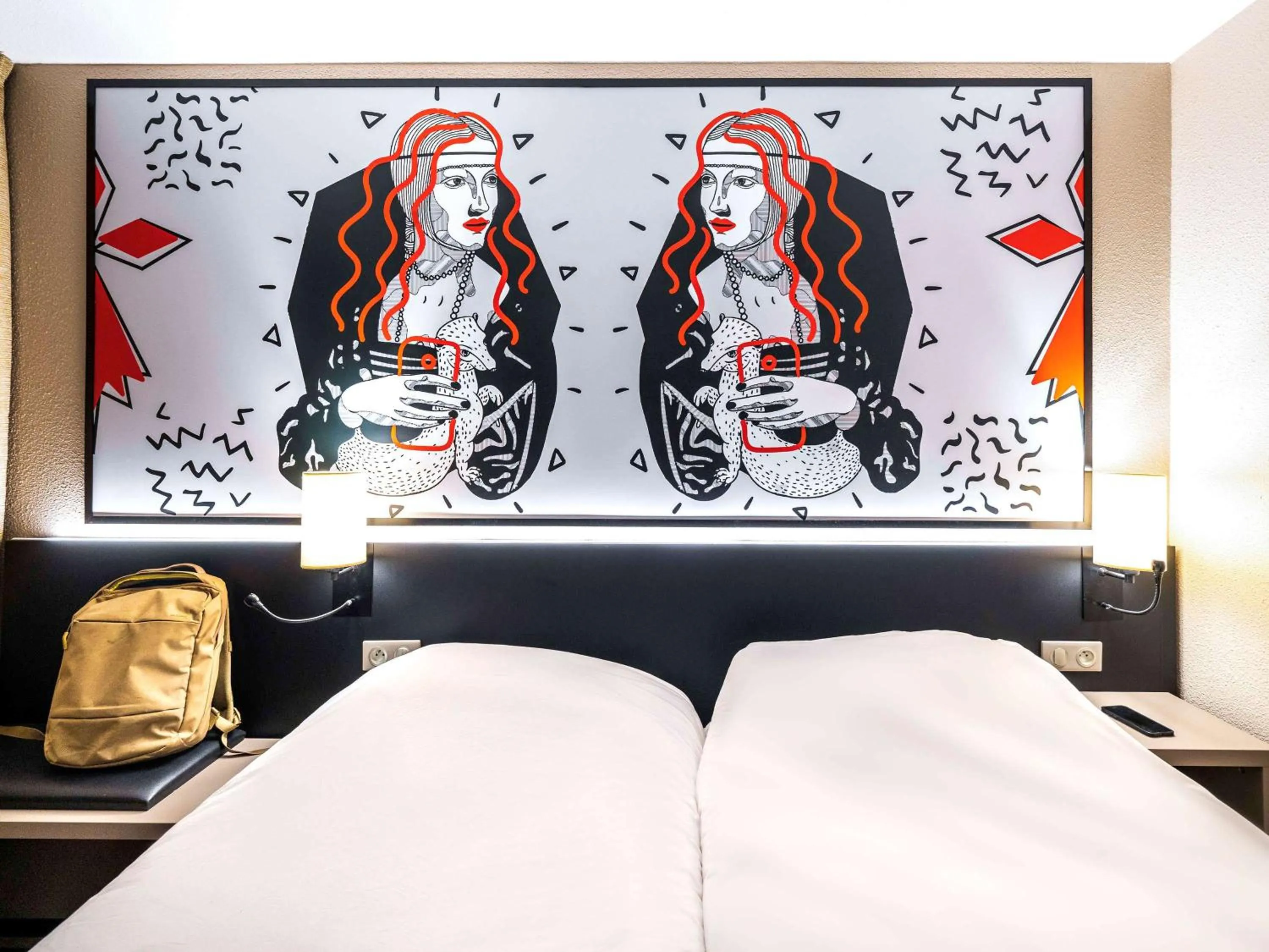 Photo of the whole room, Bed in ibis Styles Saint Brieuc Plerin