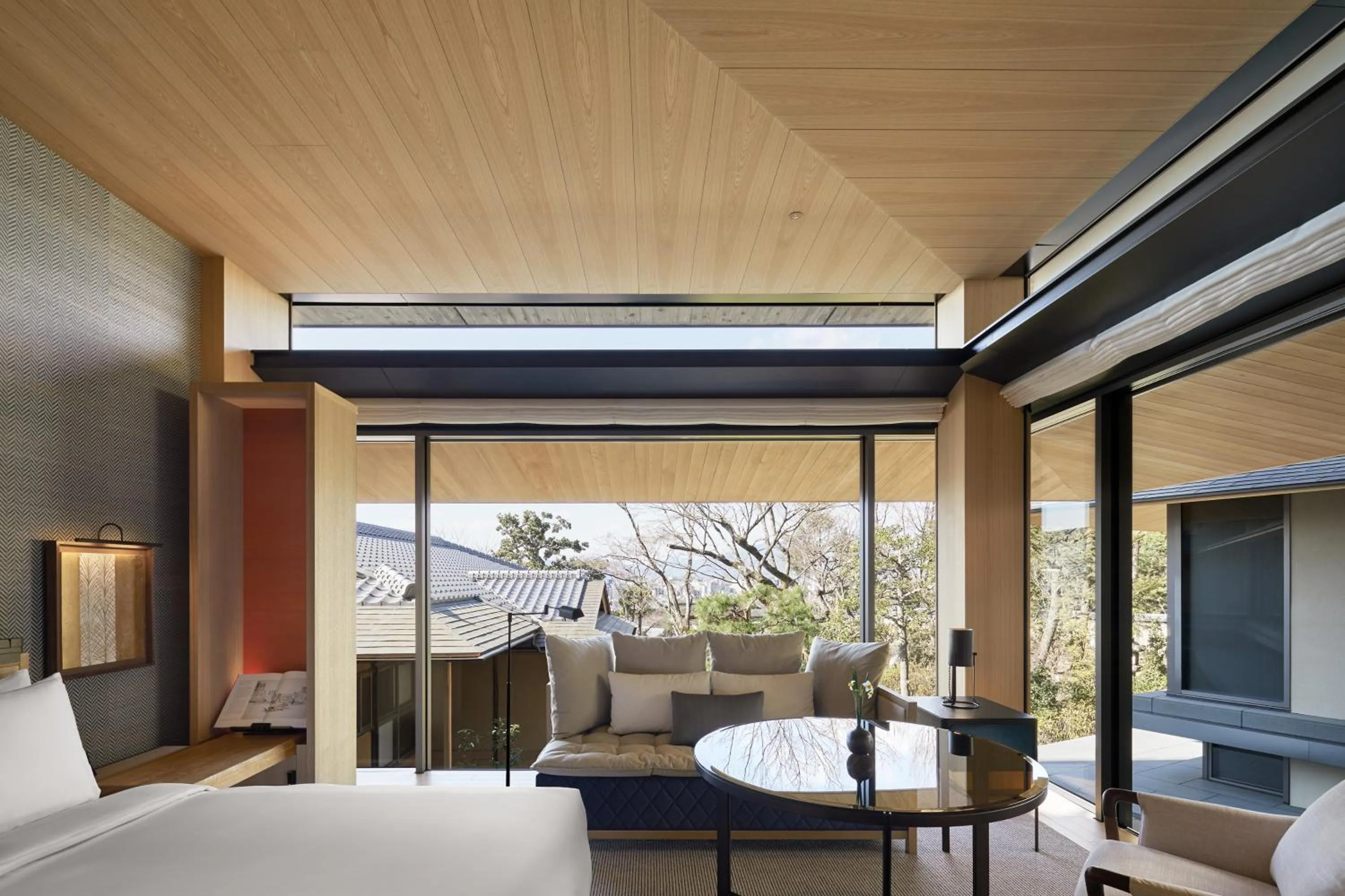 Bedroom in Park Hyatt Kyoto