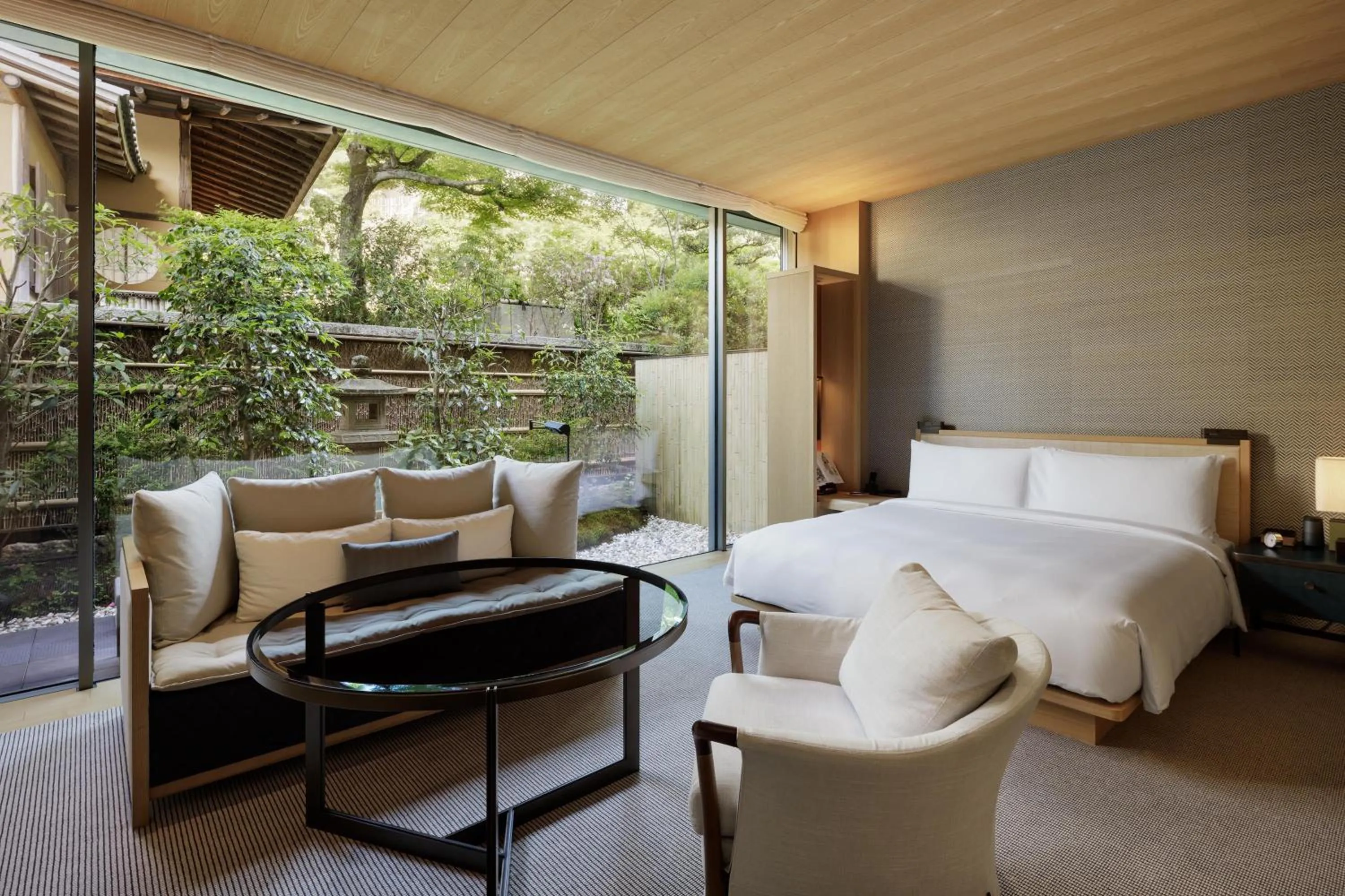 Bedroom in Park Hyatt Kyoto