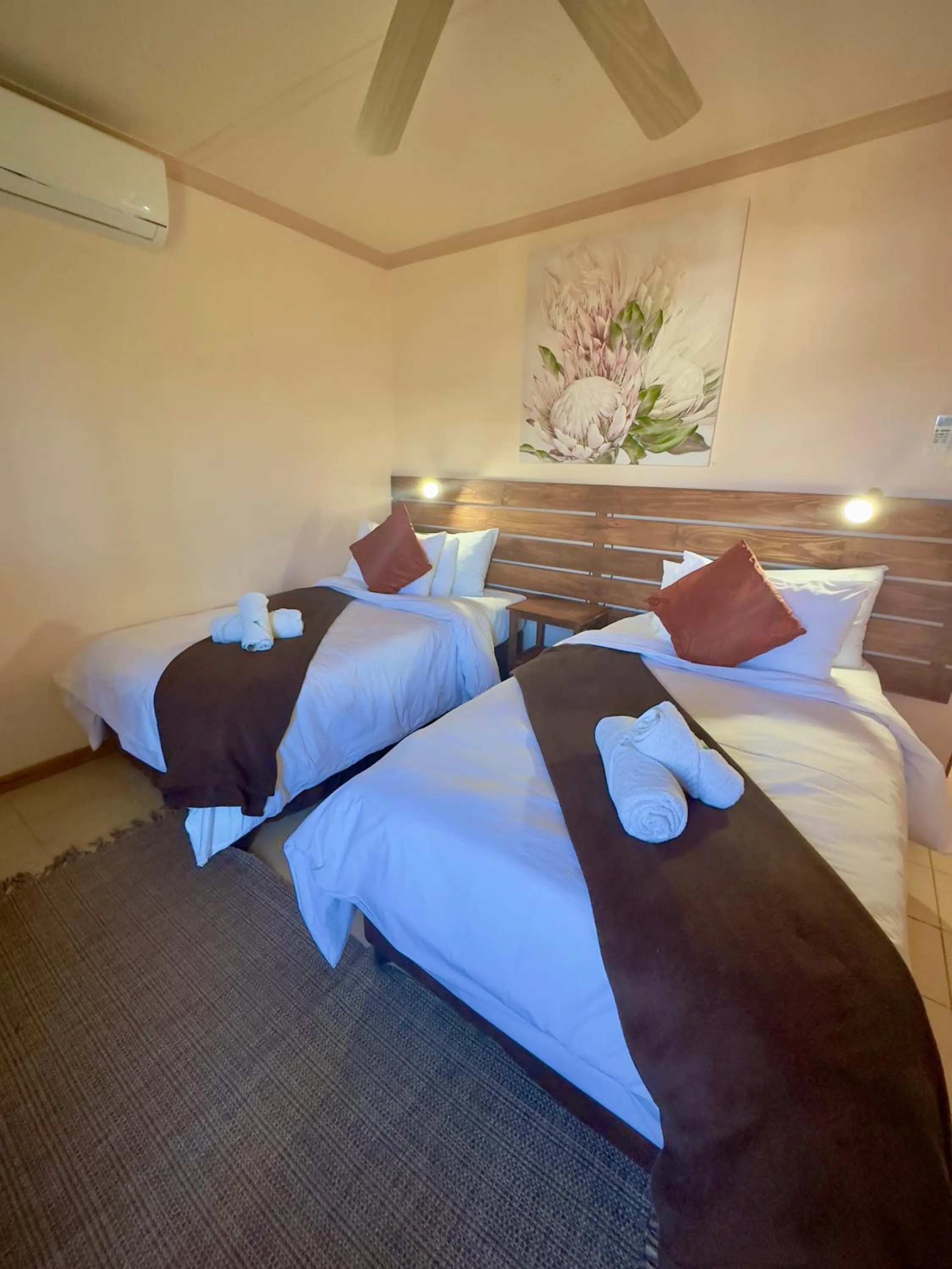 Bed in Kliprand Guest House