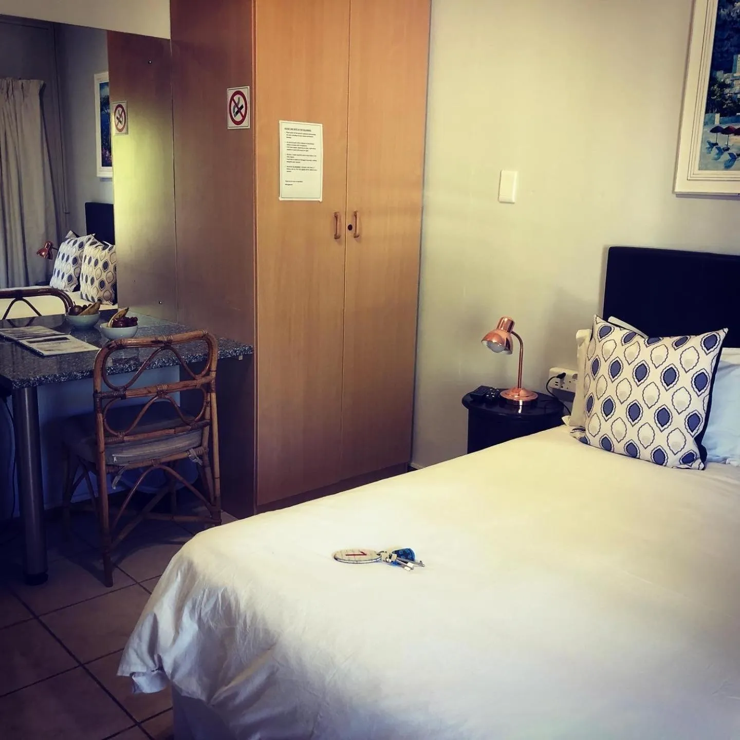 Bed in Kliprand Guest House