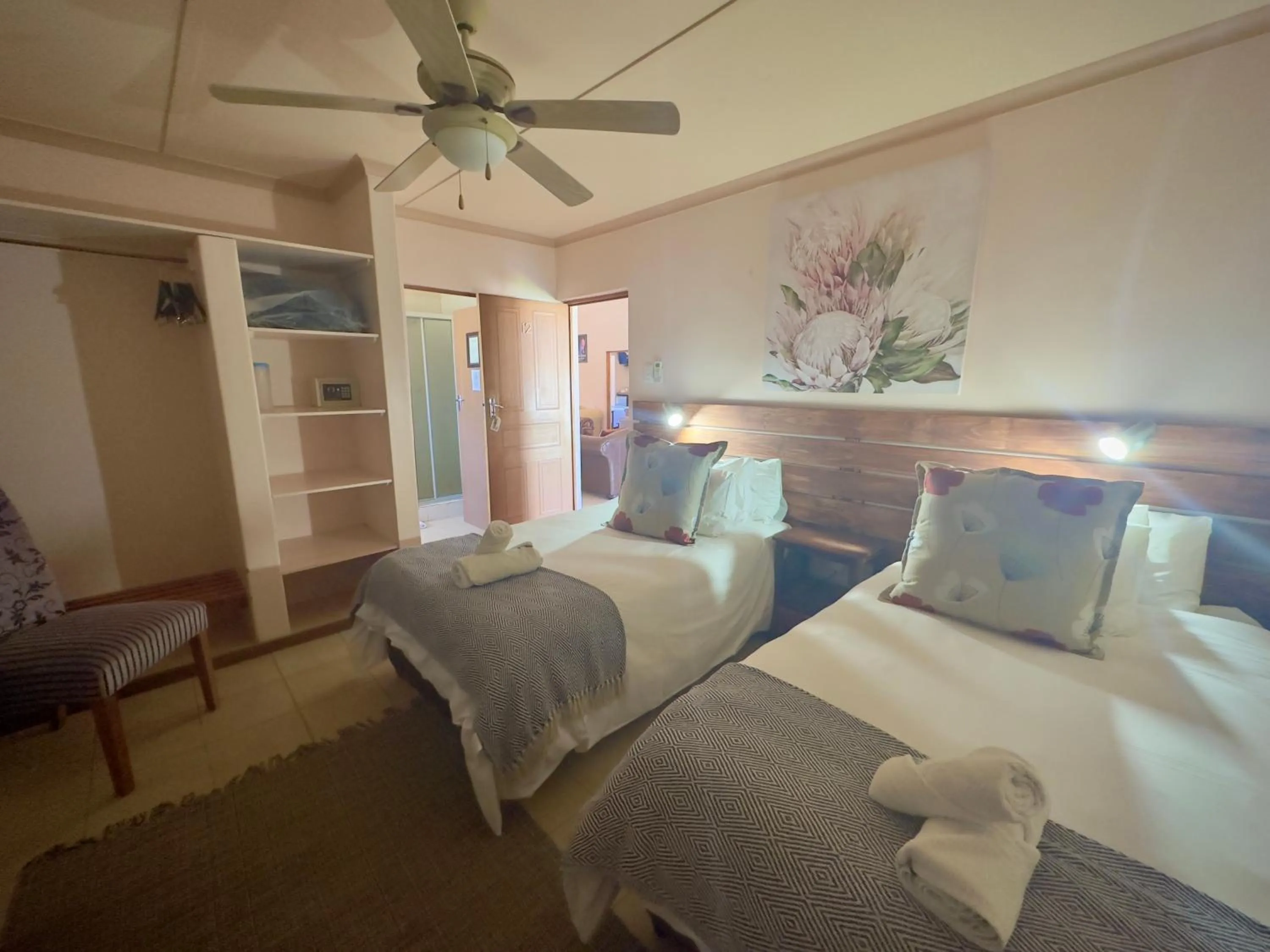 Bed in Kliprand Guest House