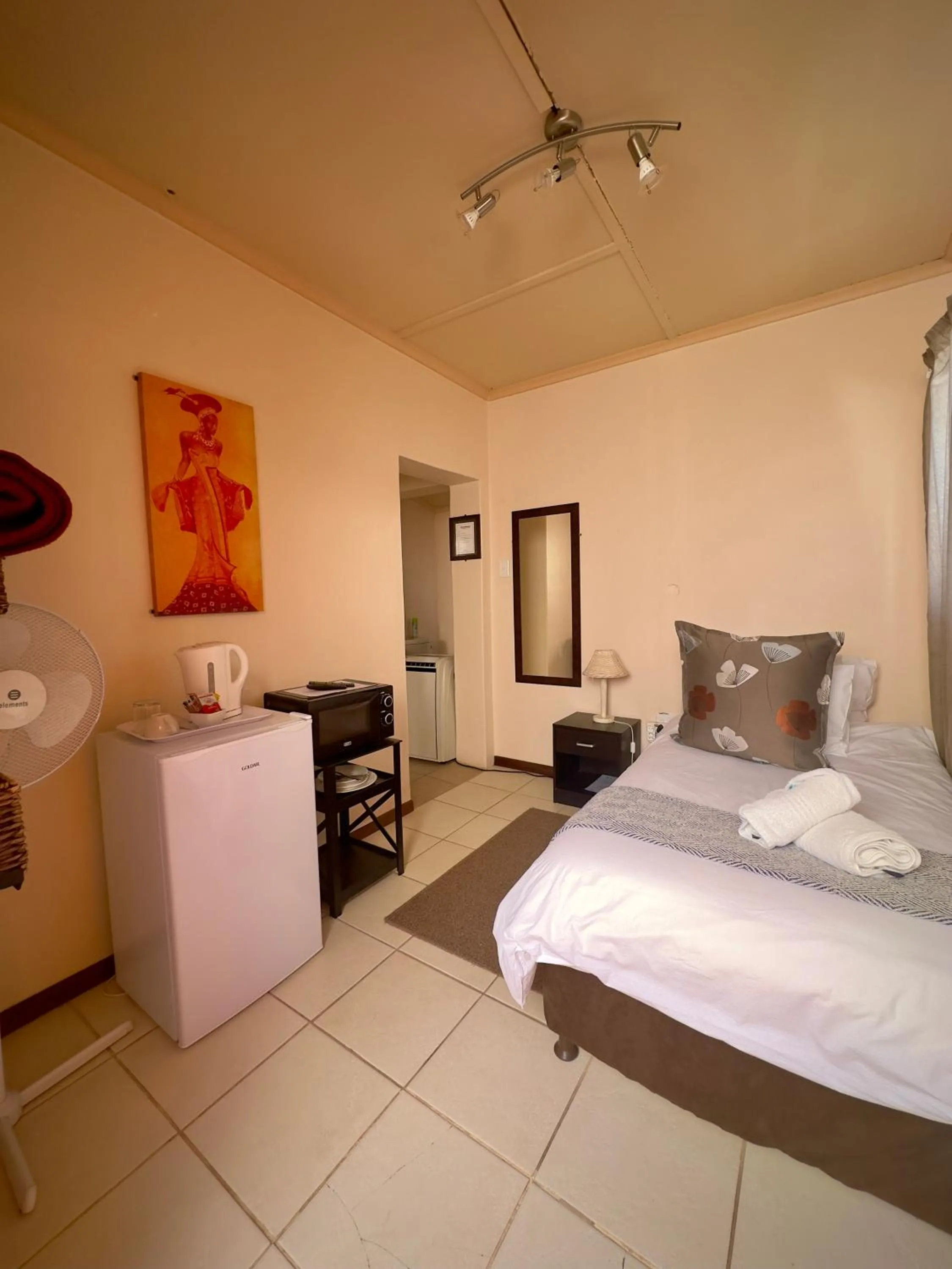 Bed in Kliprand Guest House