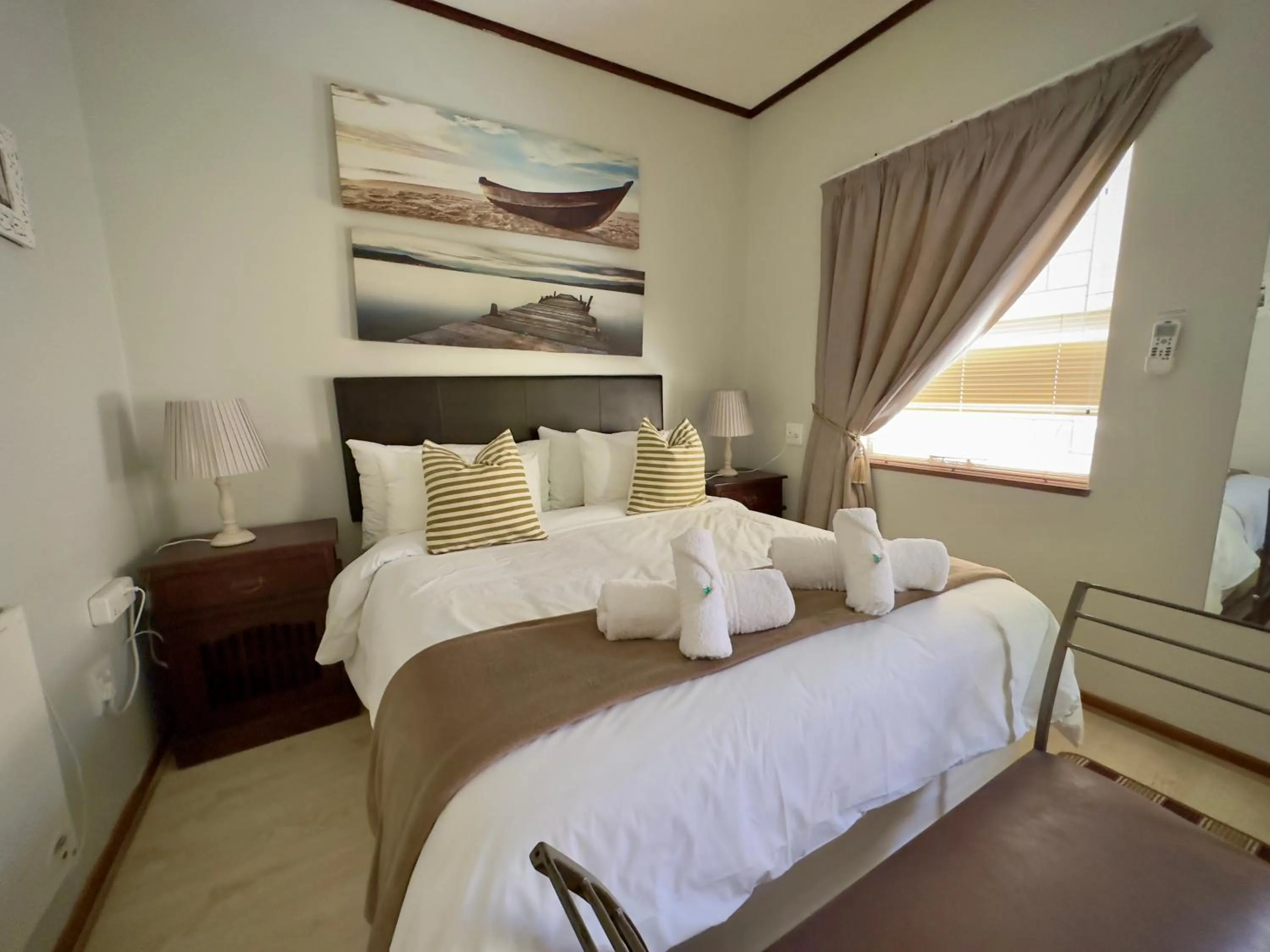 Bed in Kliprand Guest House