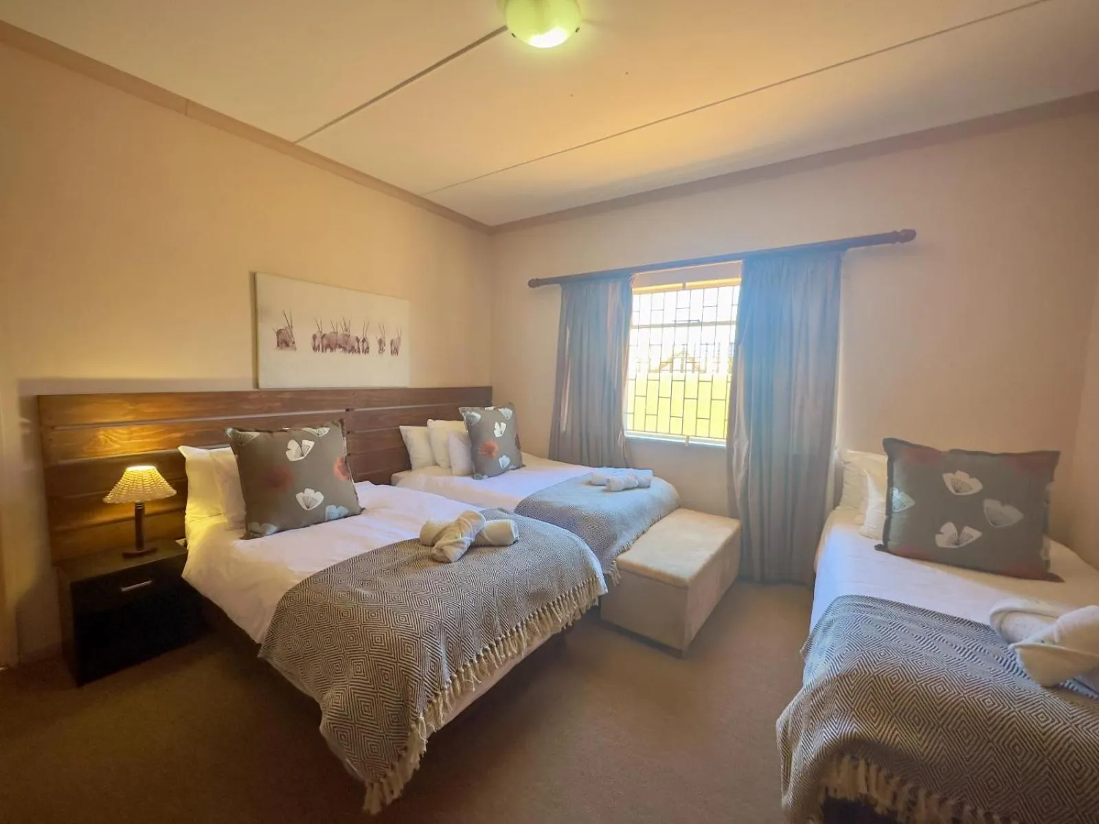 Bed in Kliprand Guest House