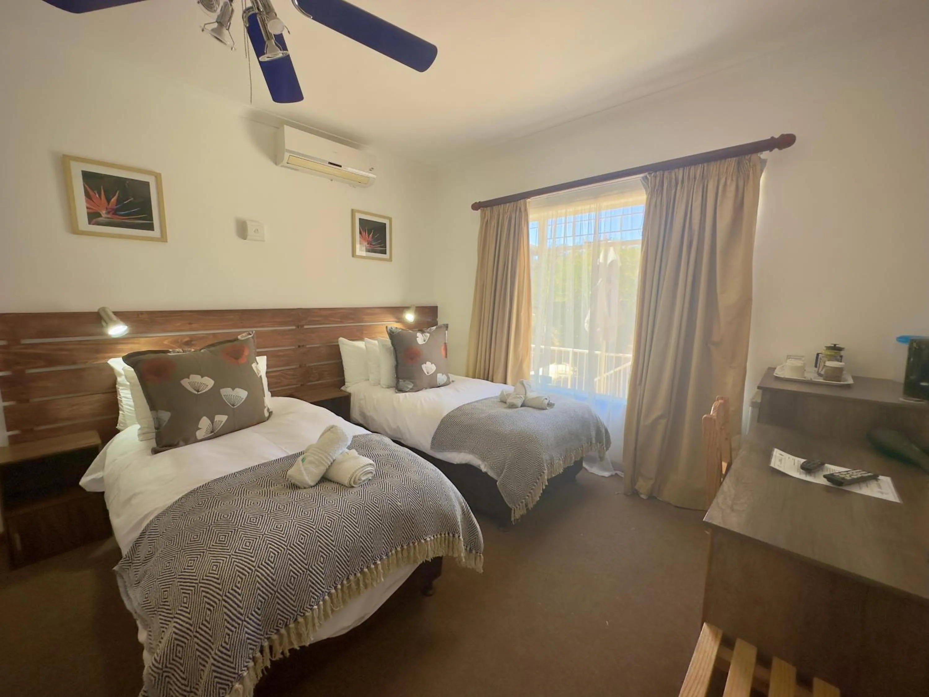 Bed in Kliprand Guest House