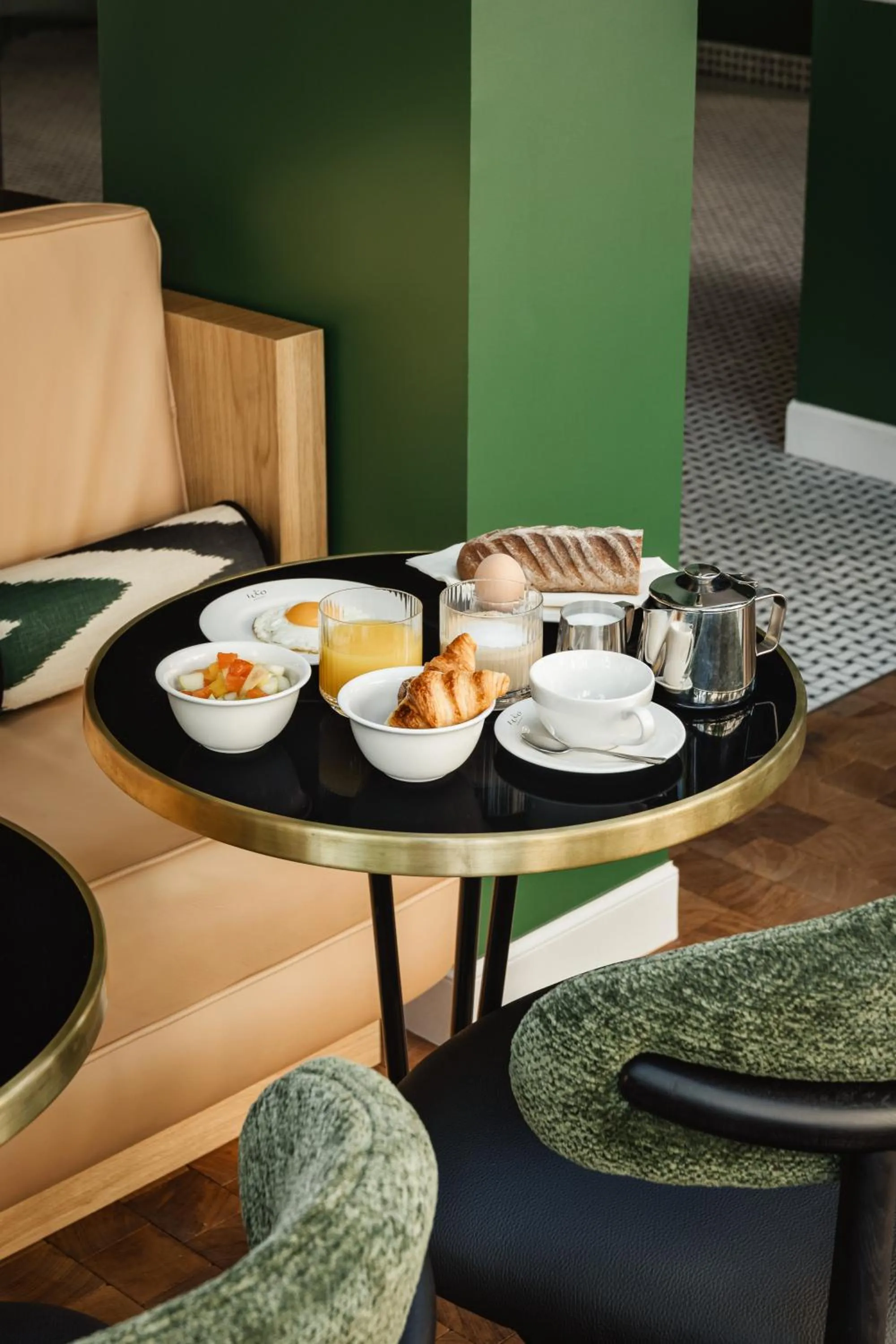 Patio in Hotel Observatoire Luxembourg