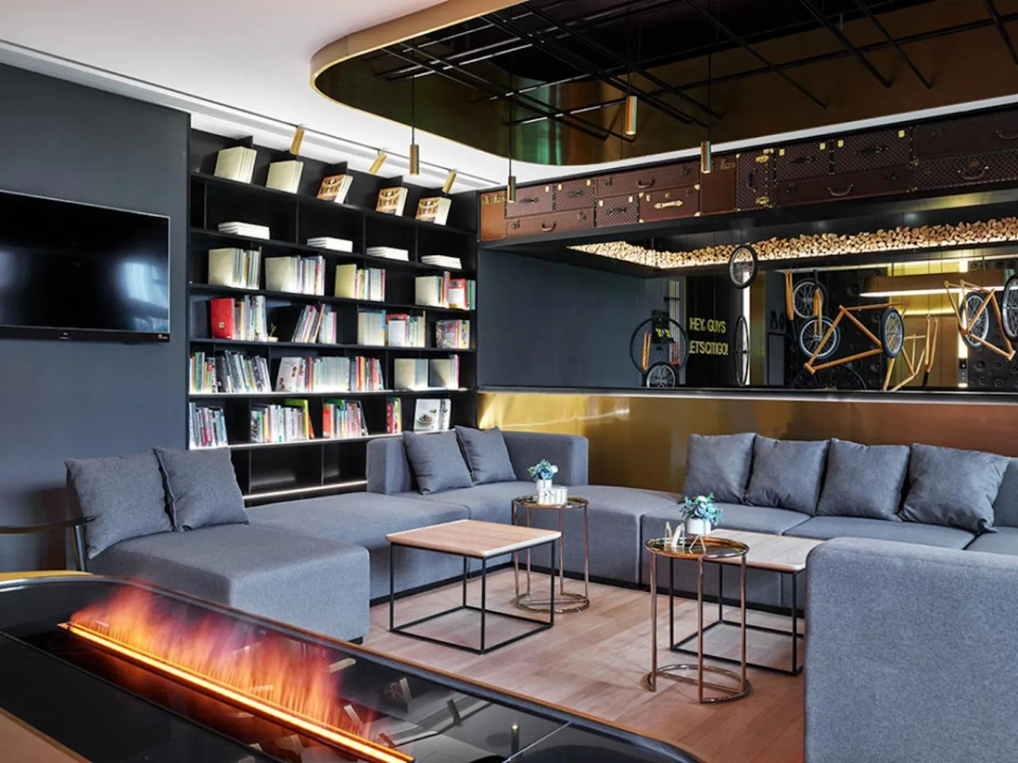 Seating area in CitiGO Hotel X Zhangjiang Shanghai