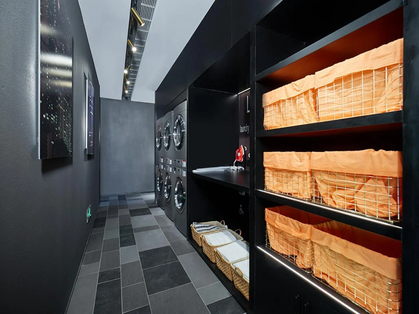 washing machine, Bed in CitiGO Hotel X Zhangjiang Shanghai