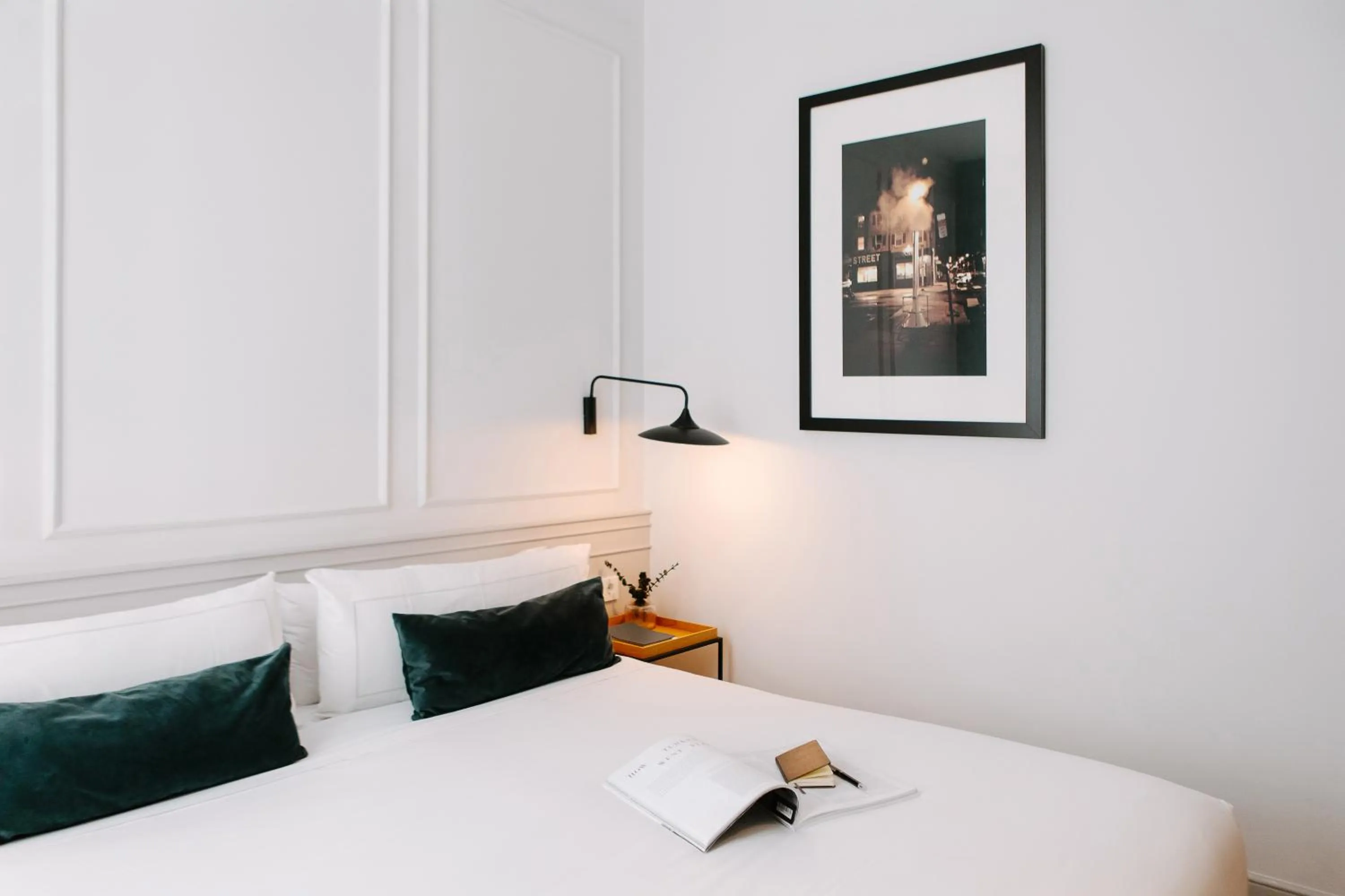 Bedroom, Bed in Room Mate Helen Berger Boutique