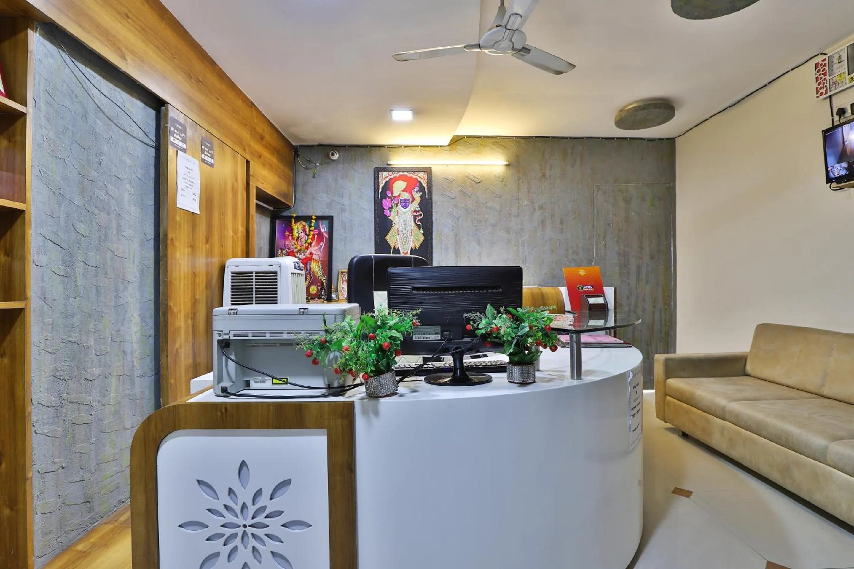 Lobby or reception in Hotel Balaji