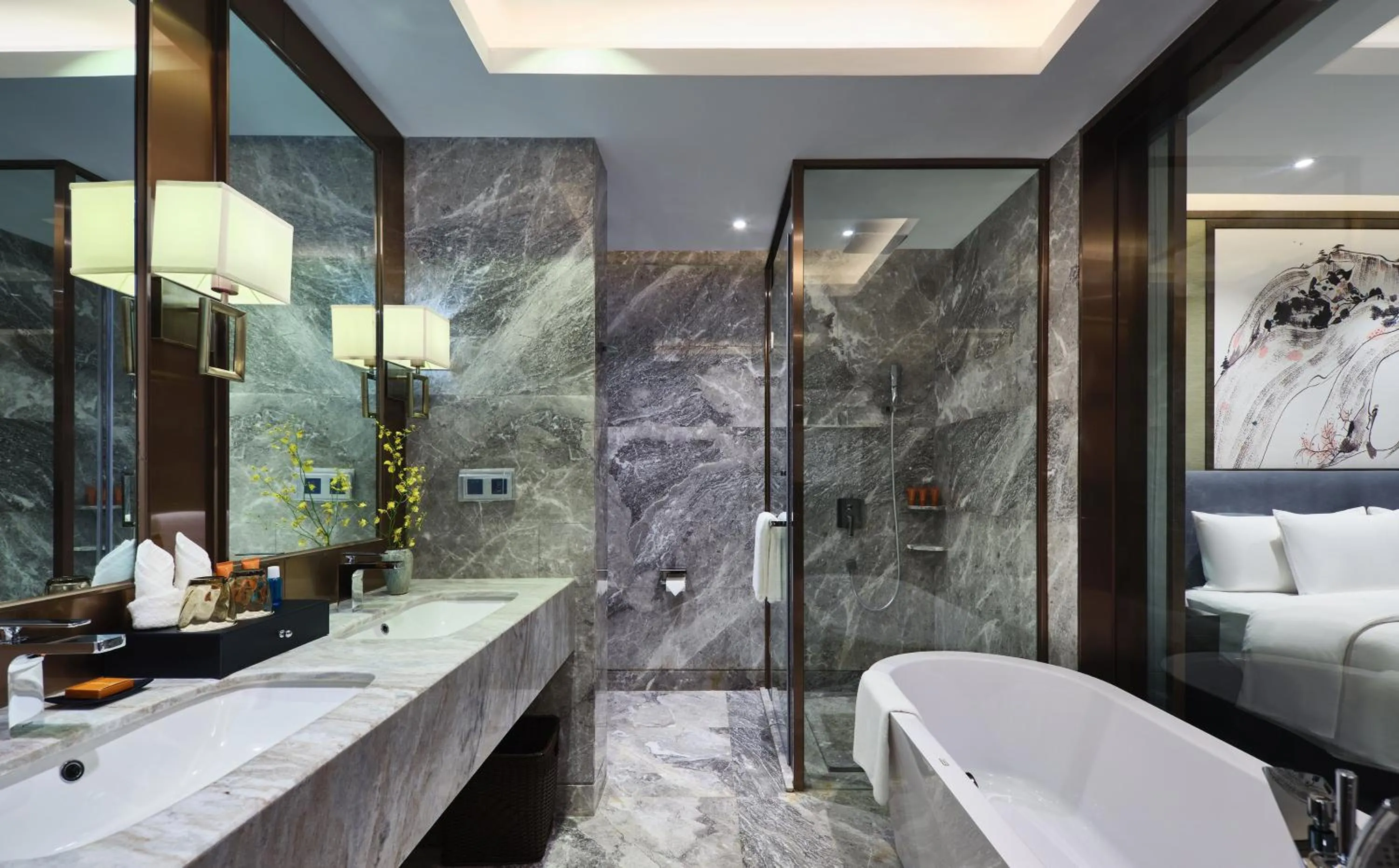 Bathroom in Crowne Plaza Nanning City Center by IHG