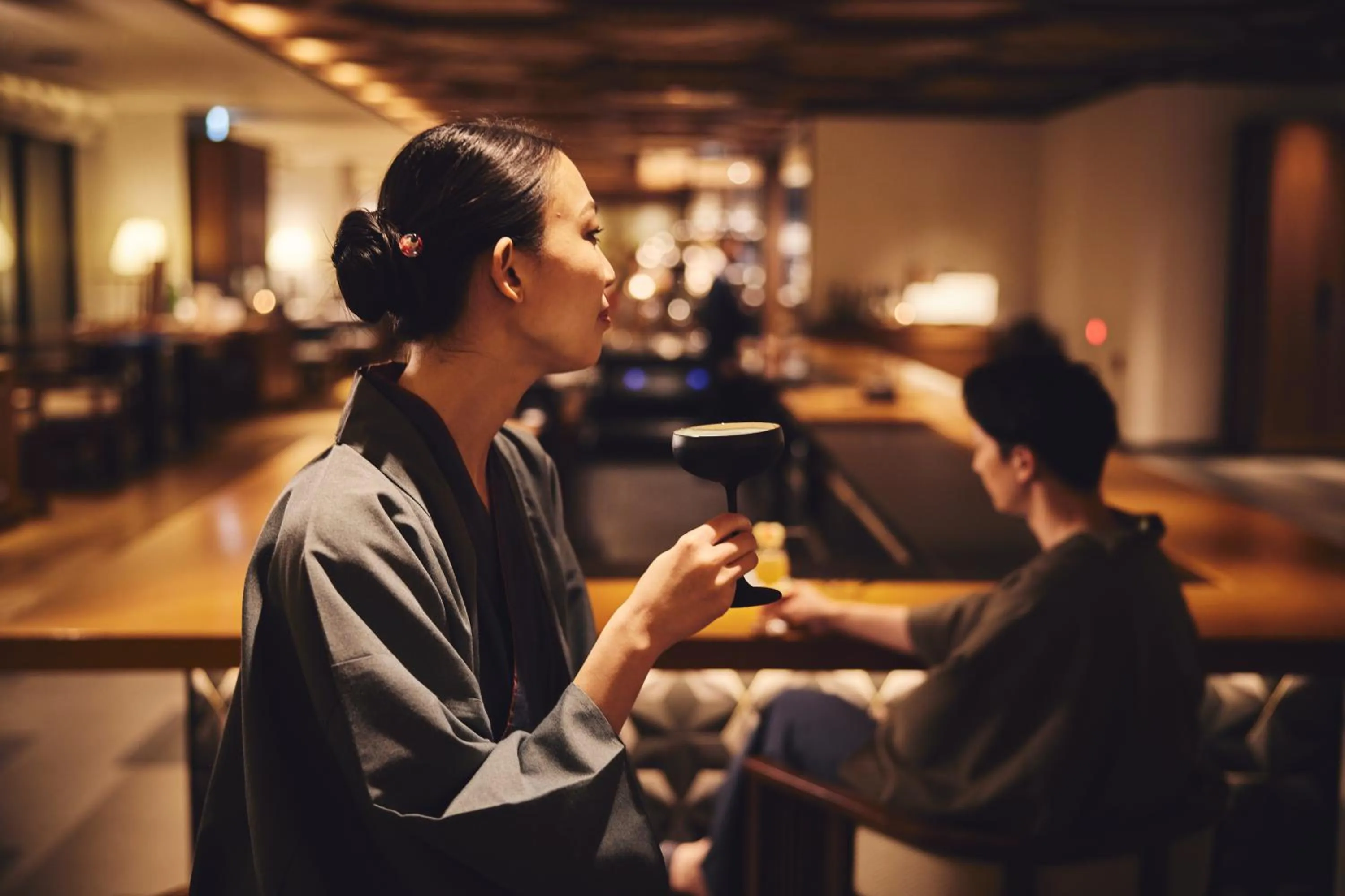 Lounge or bar in Hotel Indigo Hakone Gora by IHG
