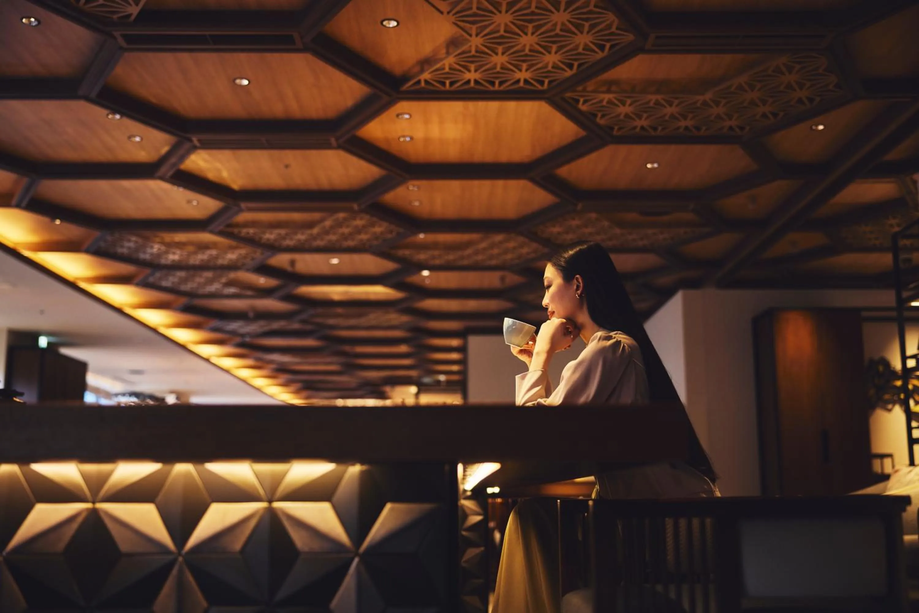 Lounge or bar in Hotel Indigo Hakone Gora by IHG