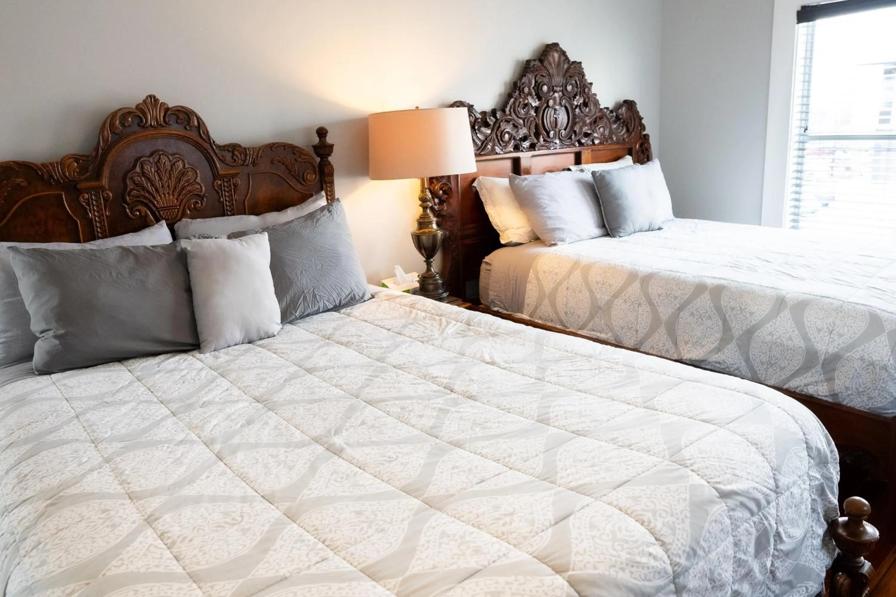 Bed in Oak Tree Hotel