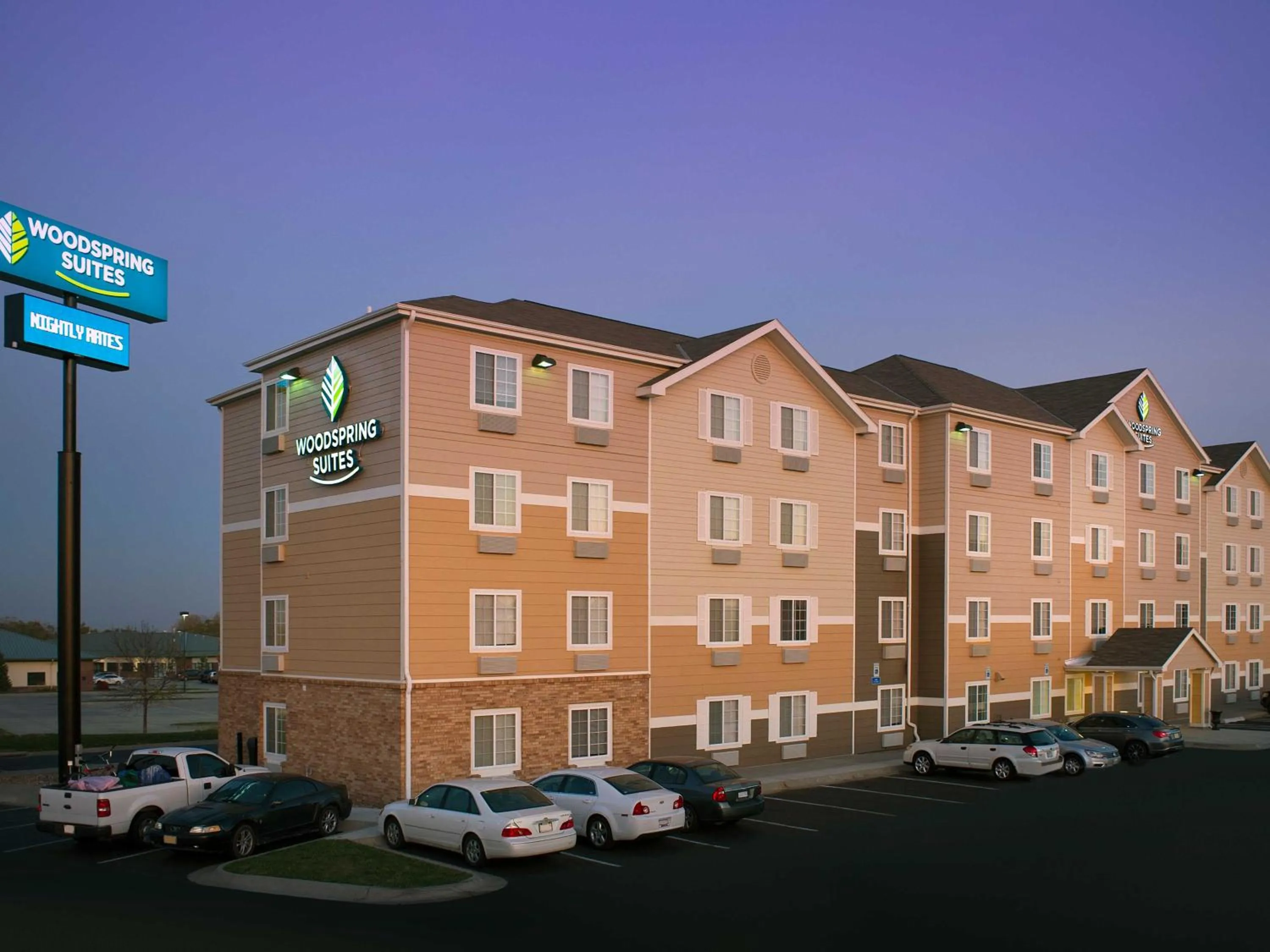 Property building in WoodSpring Suites Lincoln Northeast I-80