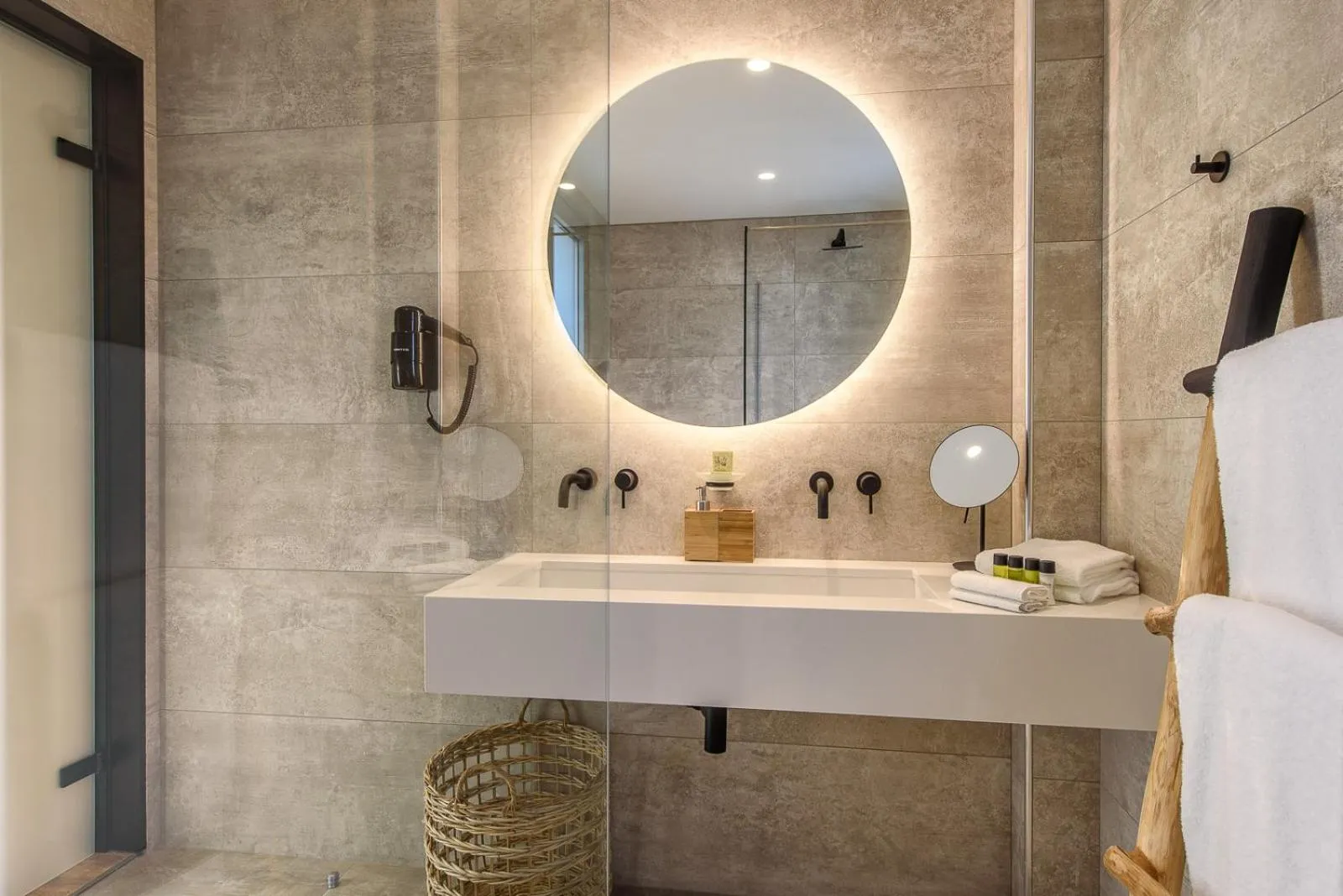 Bathroom in Caldera Theros Villas