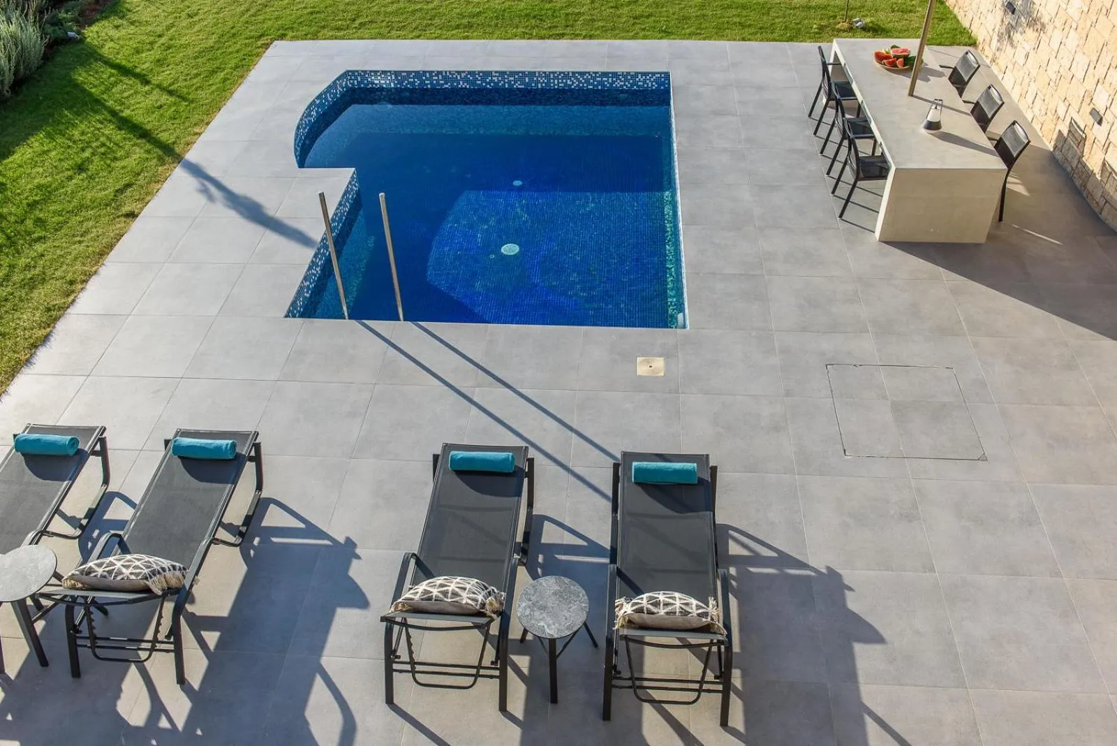 Pool view in Caldera Theros Villas