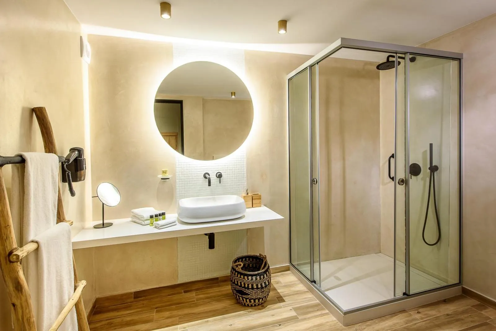 Bathroom in Caldera Theros Villas