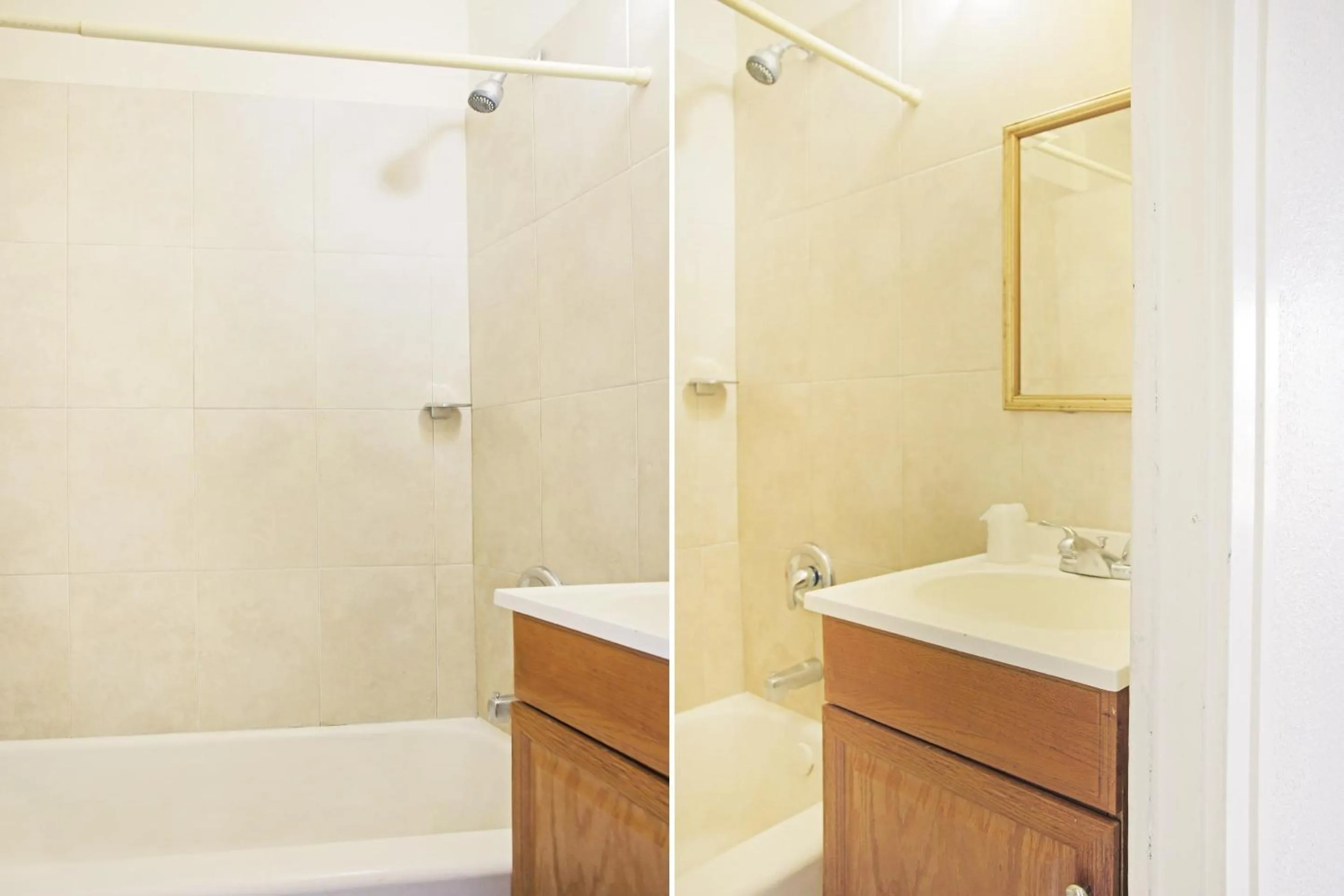 Bathroom in OYO Historic Cameron Hotel Brownsville I-69E