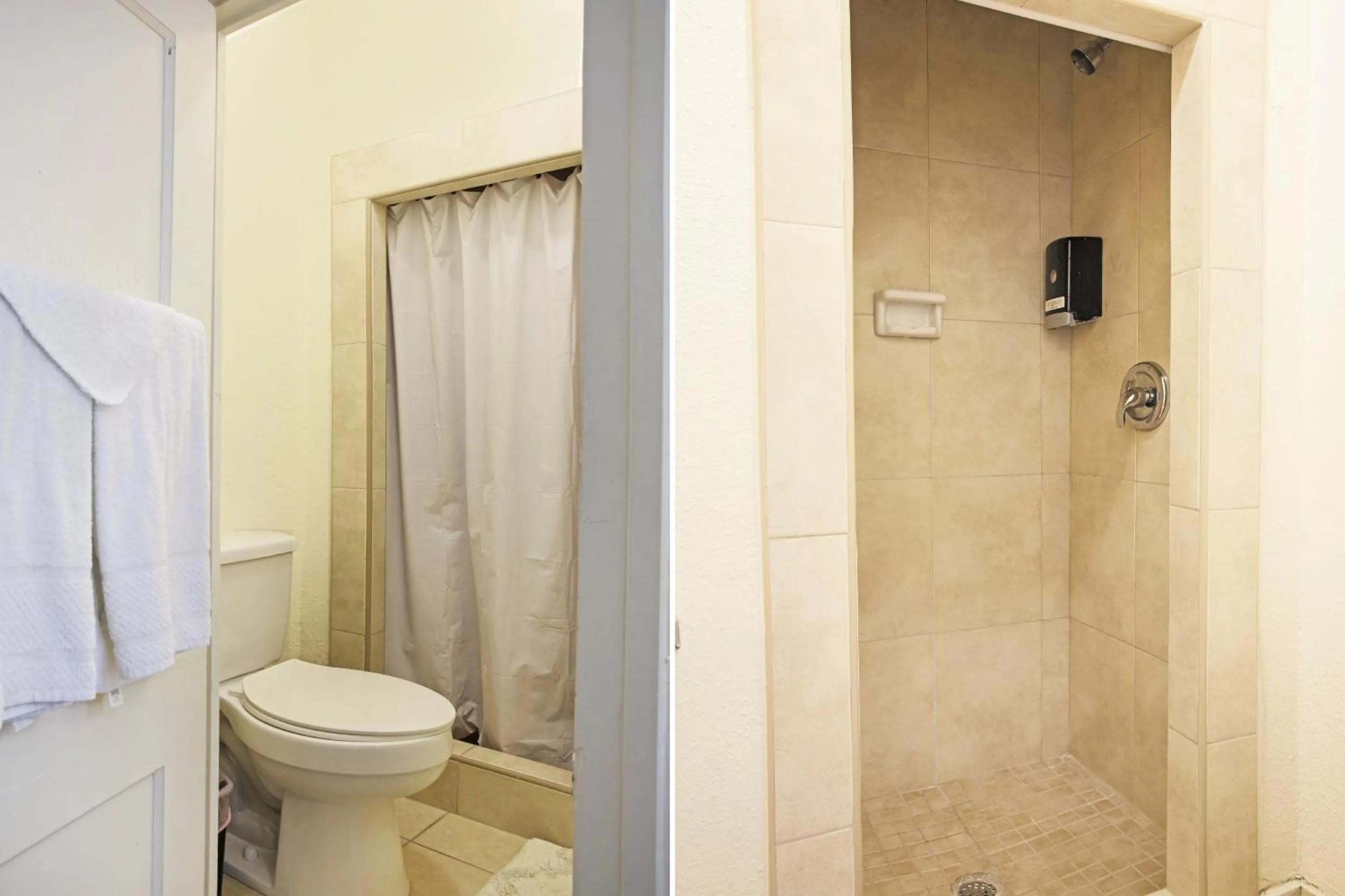 Bathroom in OYO Historic Cameron Hotel Brownsville I-69E