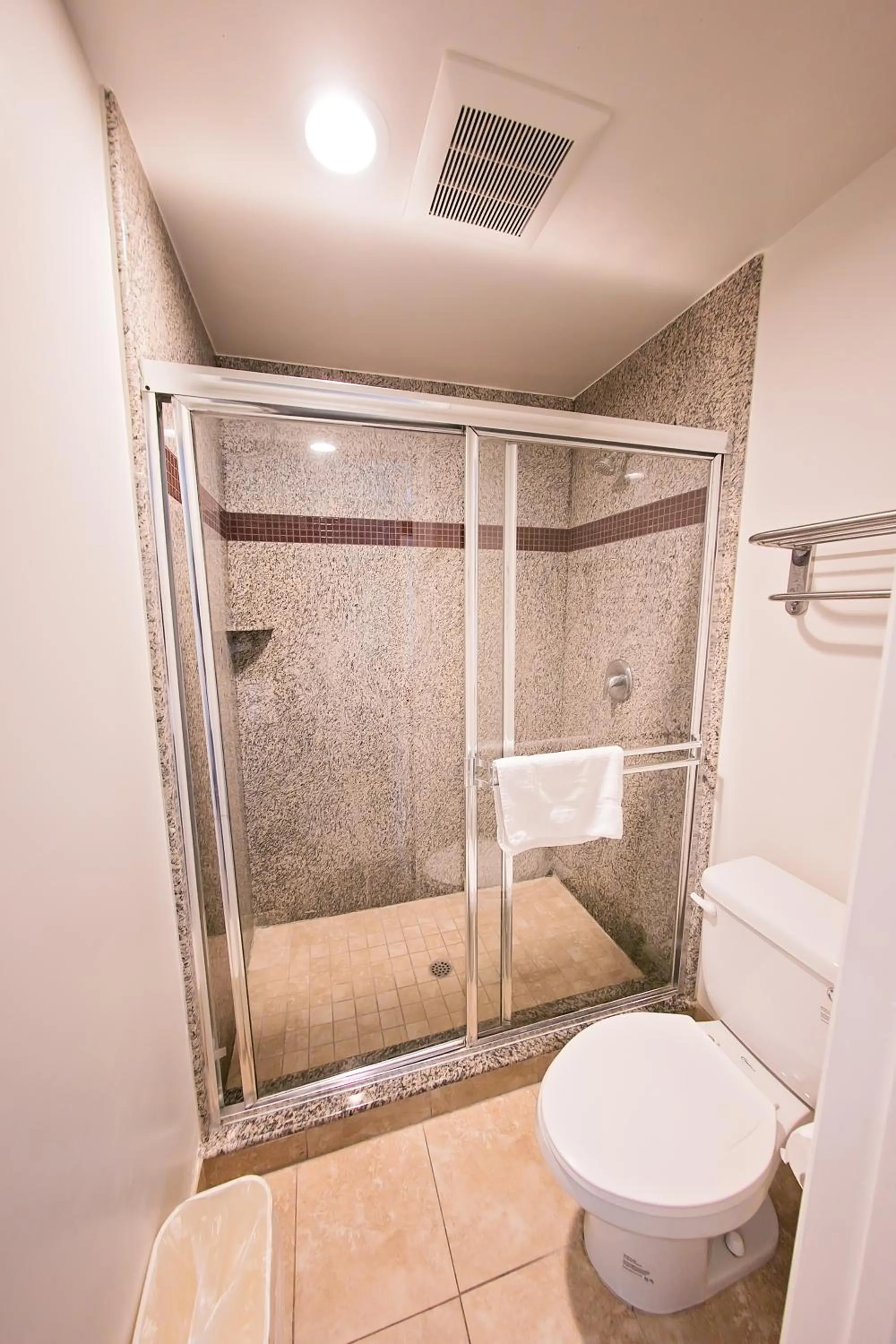 Toilet in Rodeway Inn & Suites