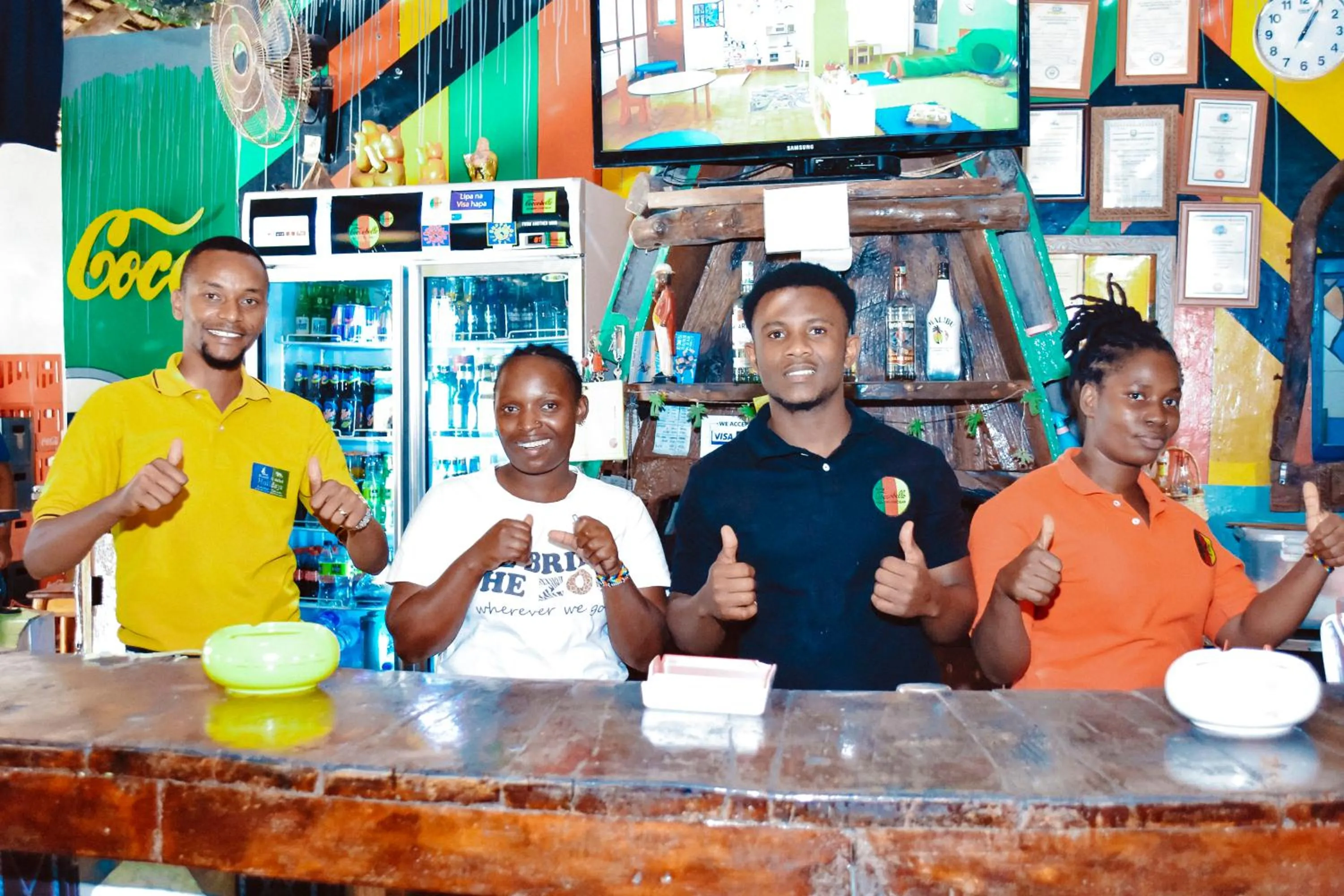 People in Coccobello Zanzibar