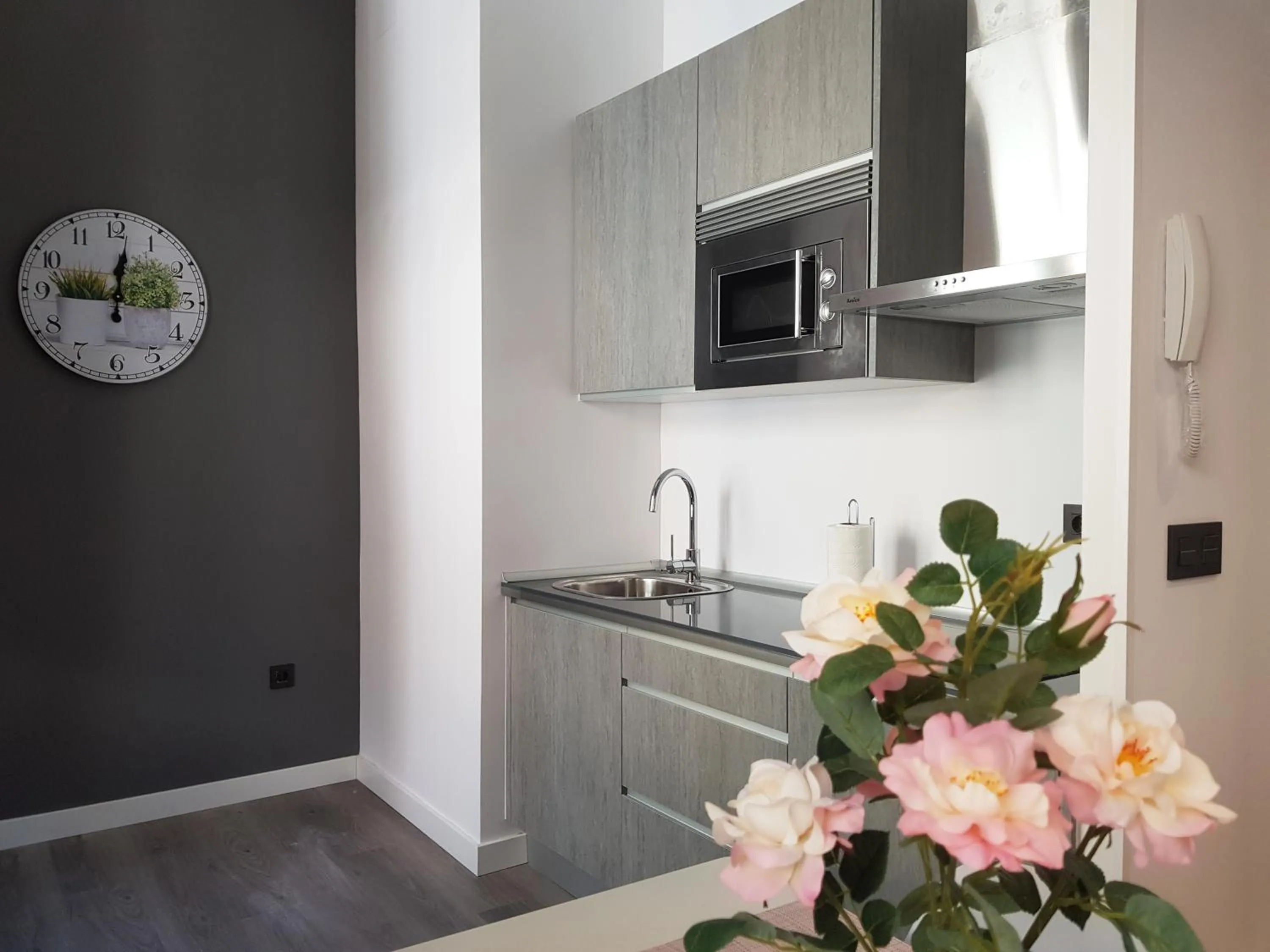 Kitchen or kitchenette in Apartamentos Granada Deluxe 3000