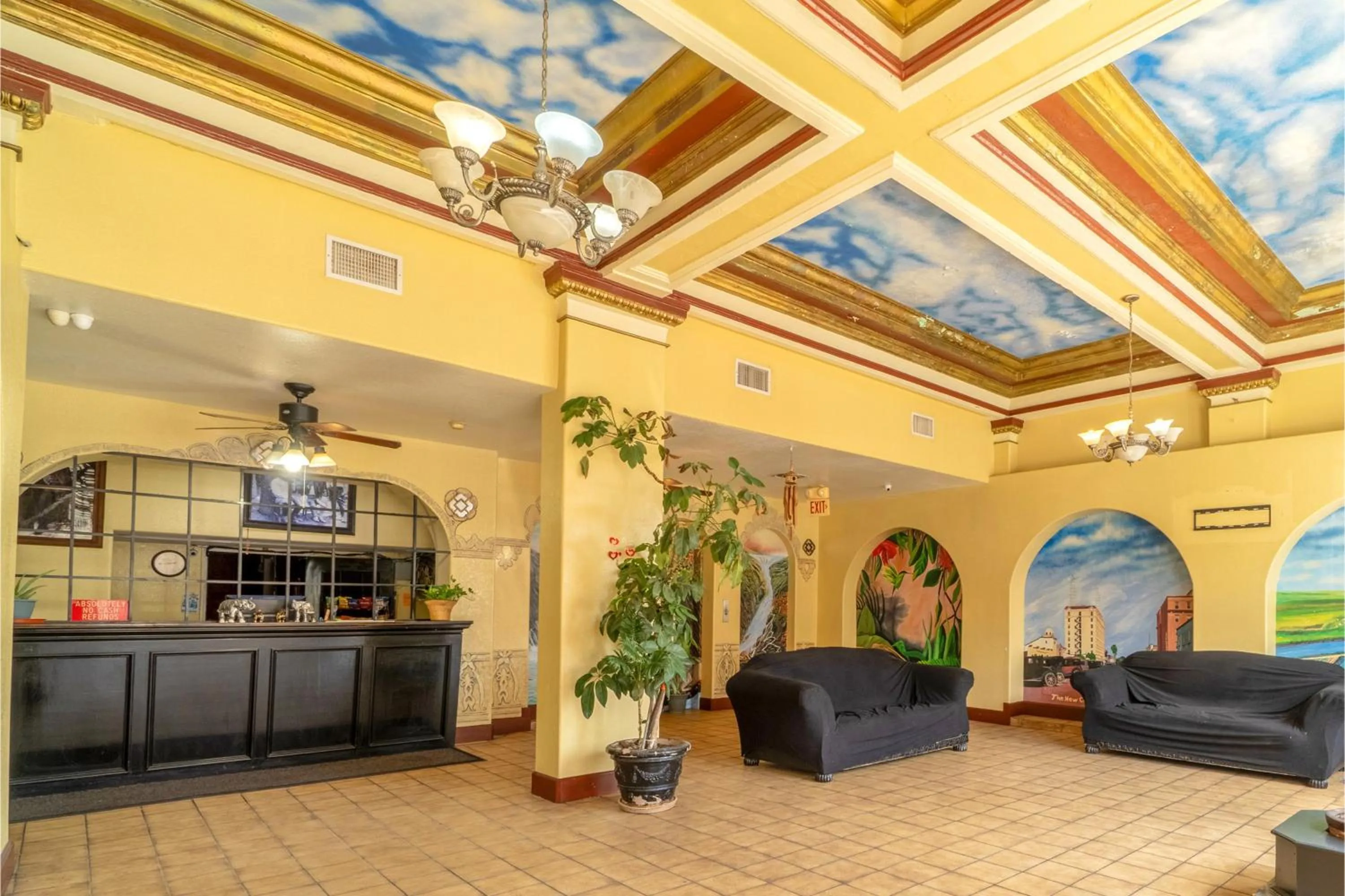 Lobby or reception in Hotel O Colonial Inn Brownsville Tx
