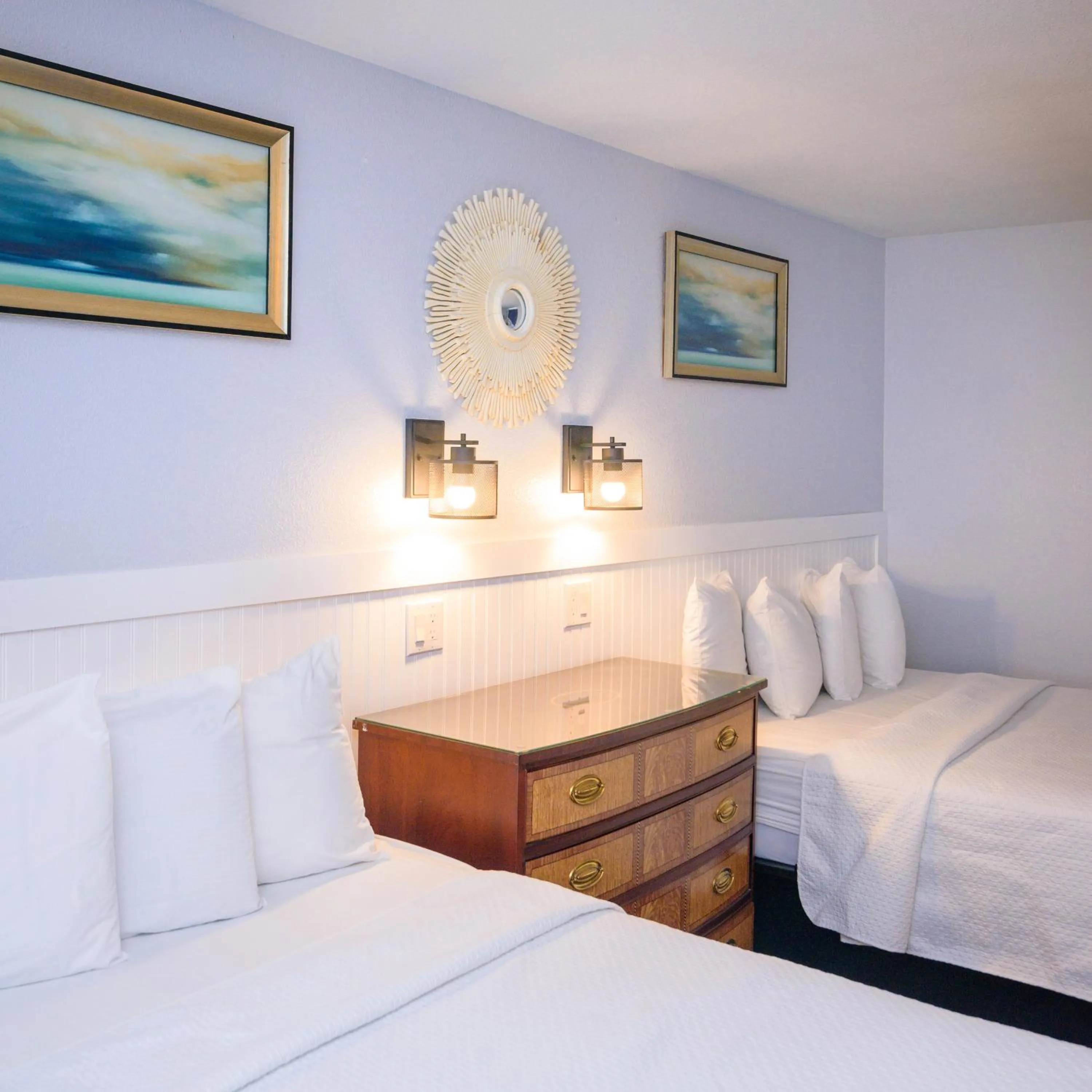 Bed in Outer Banks Motor Lodge