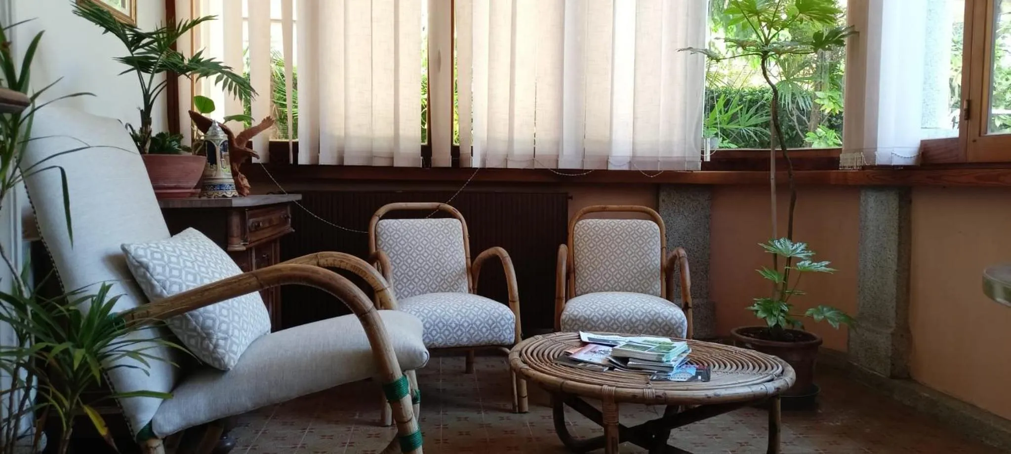 Communal lounge/ TV room in B&B Villa Margherita