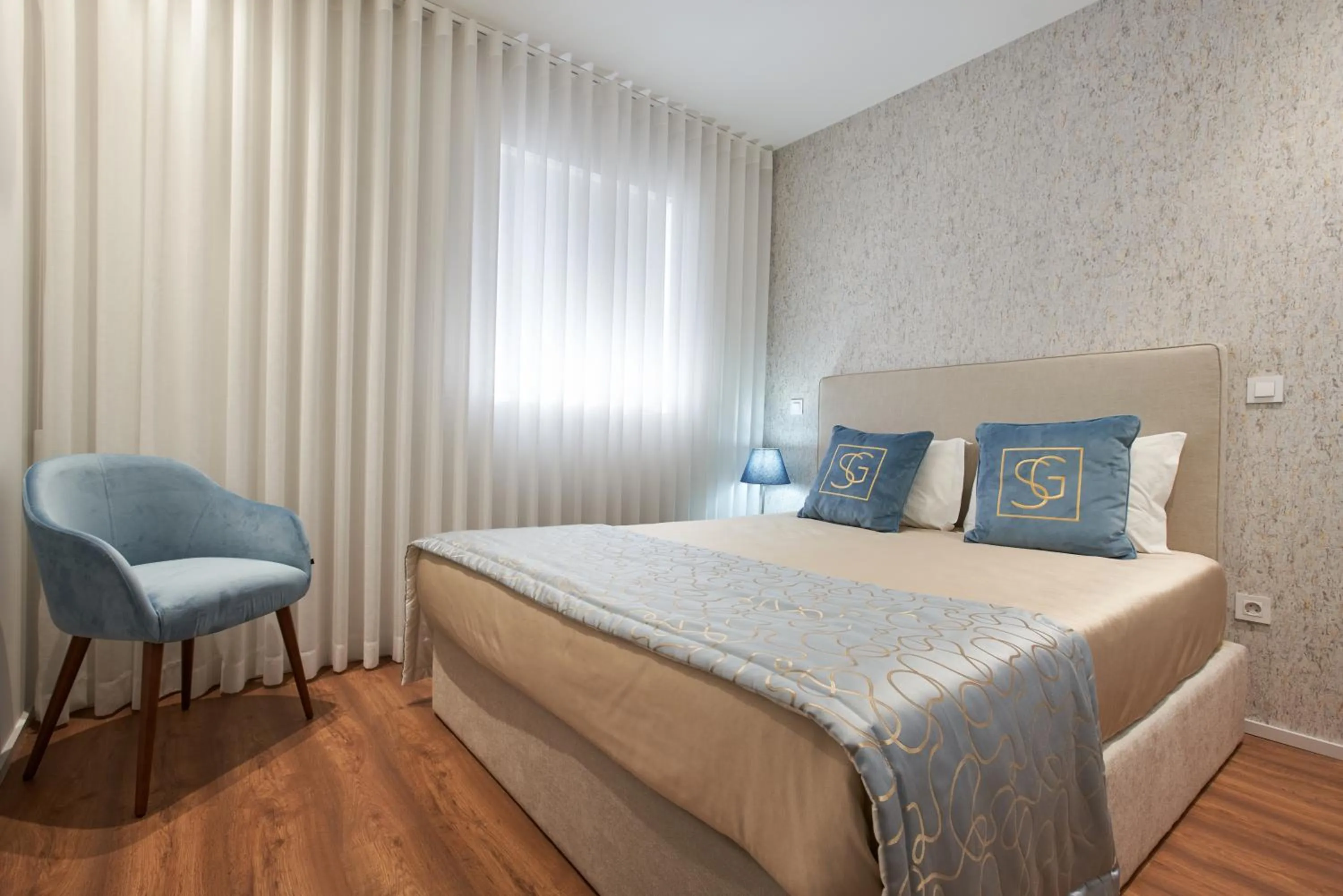 Bedroom, Bed in Signature Apartments Santa Catarina