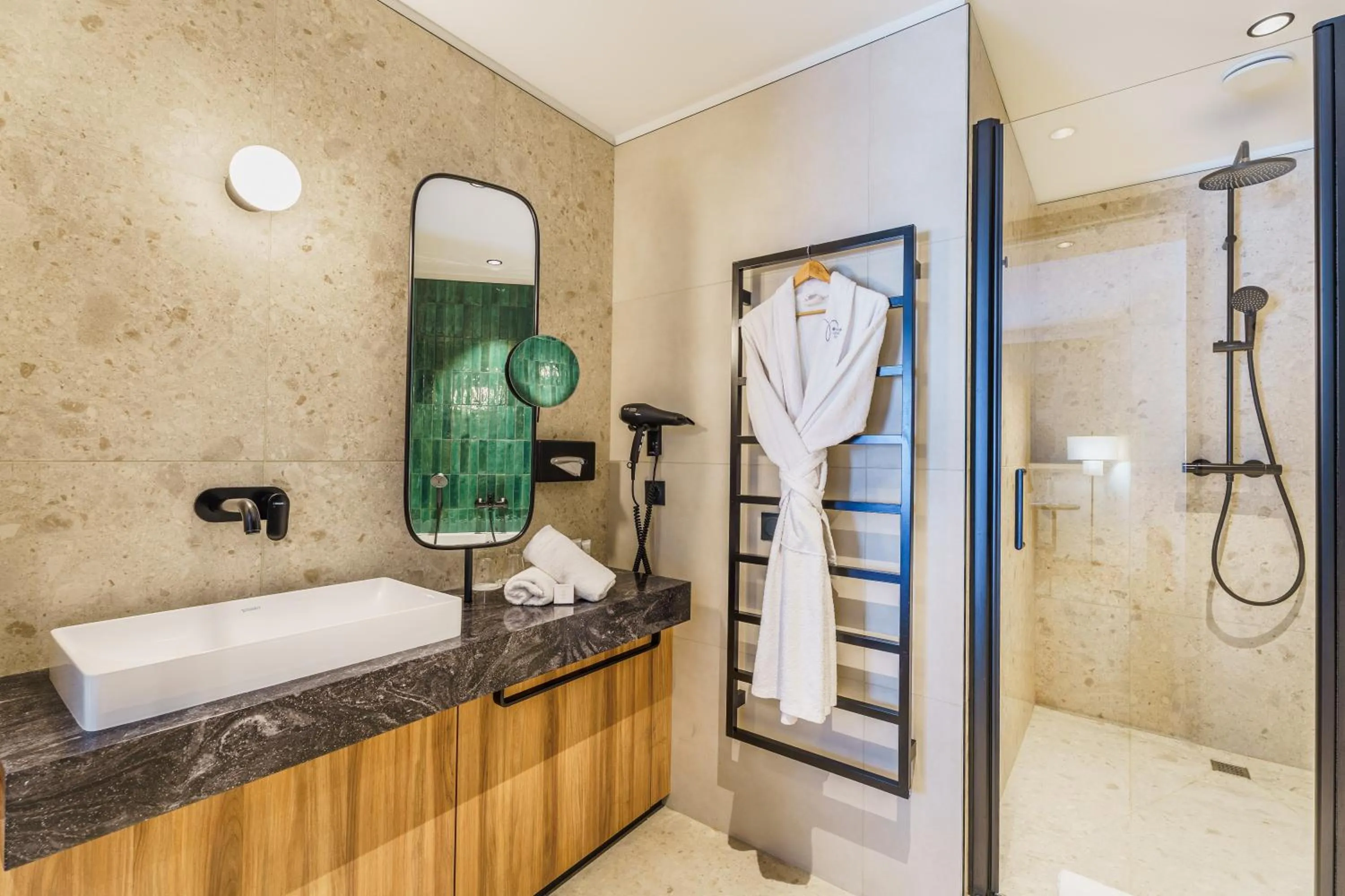 Bathroom in Le Richebourg Hôtel, Restaurant & Spa