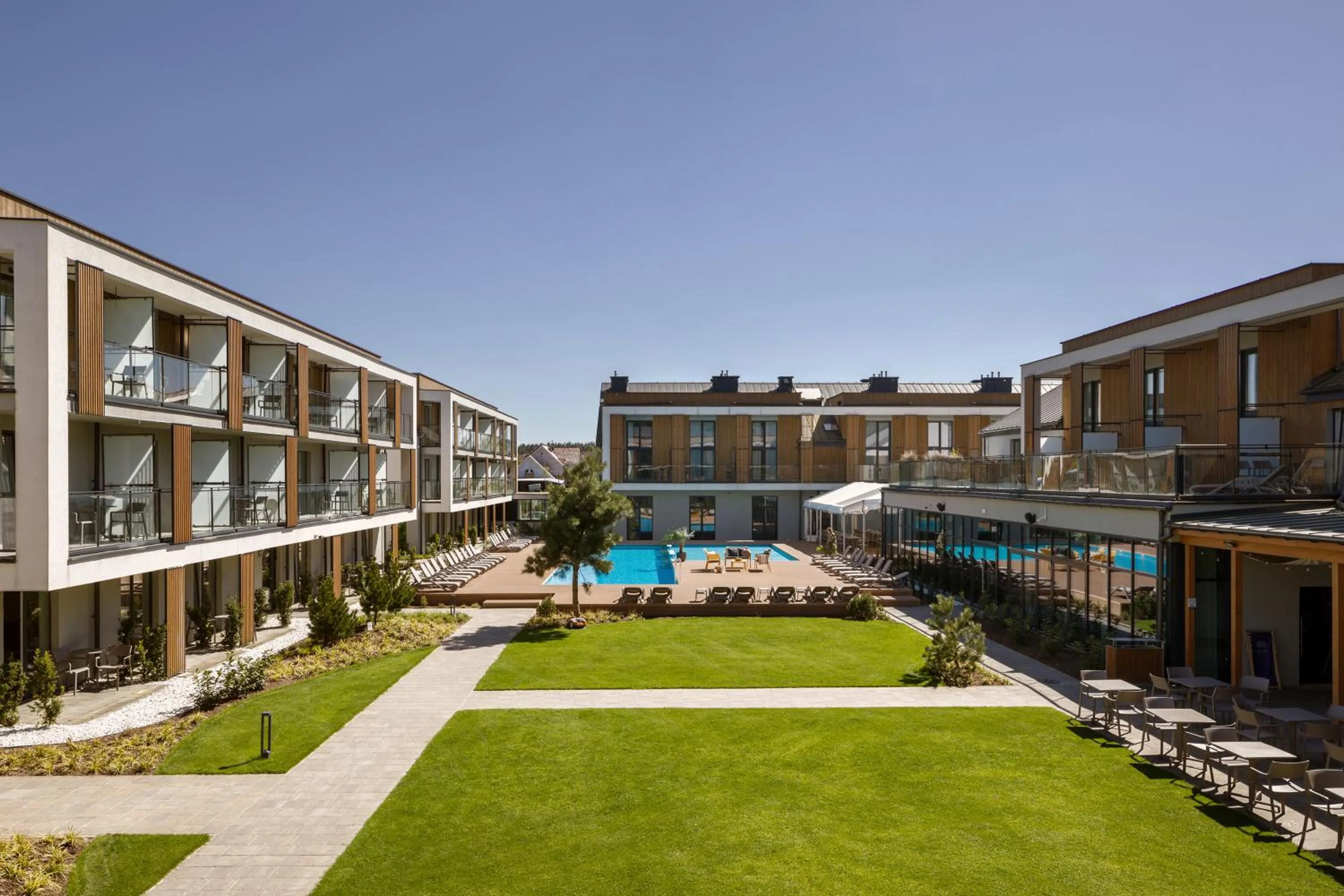 Patio in Hotel Saltic Resort & Spa Grzybowo