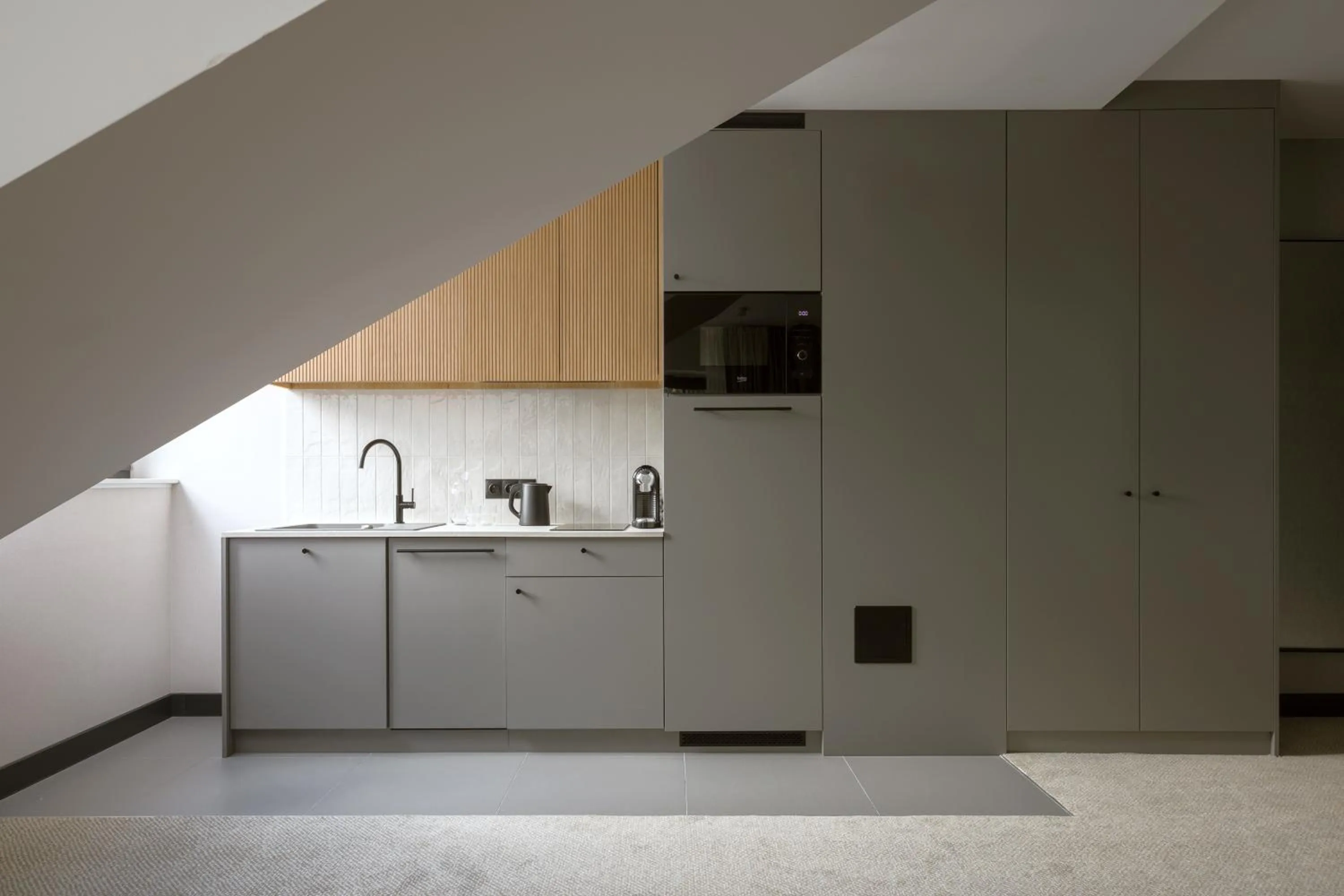 Kitchen or kitchenette in Hotel Saltic Resort & Spa Grzybowo