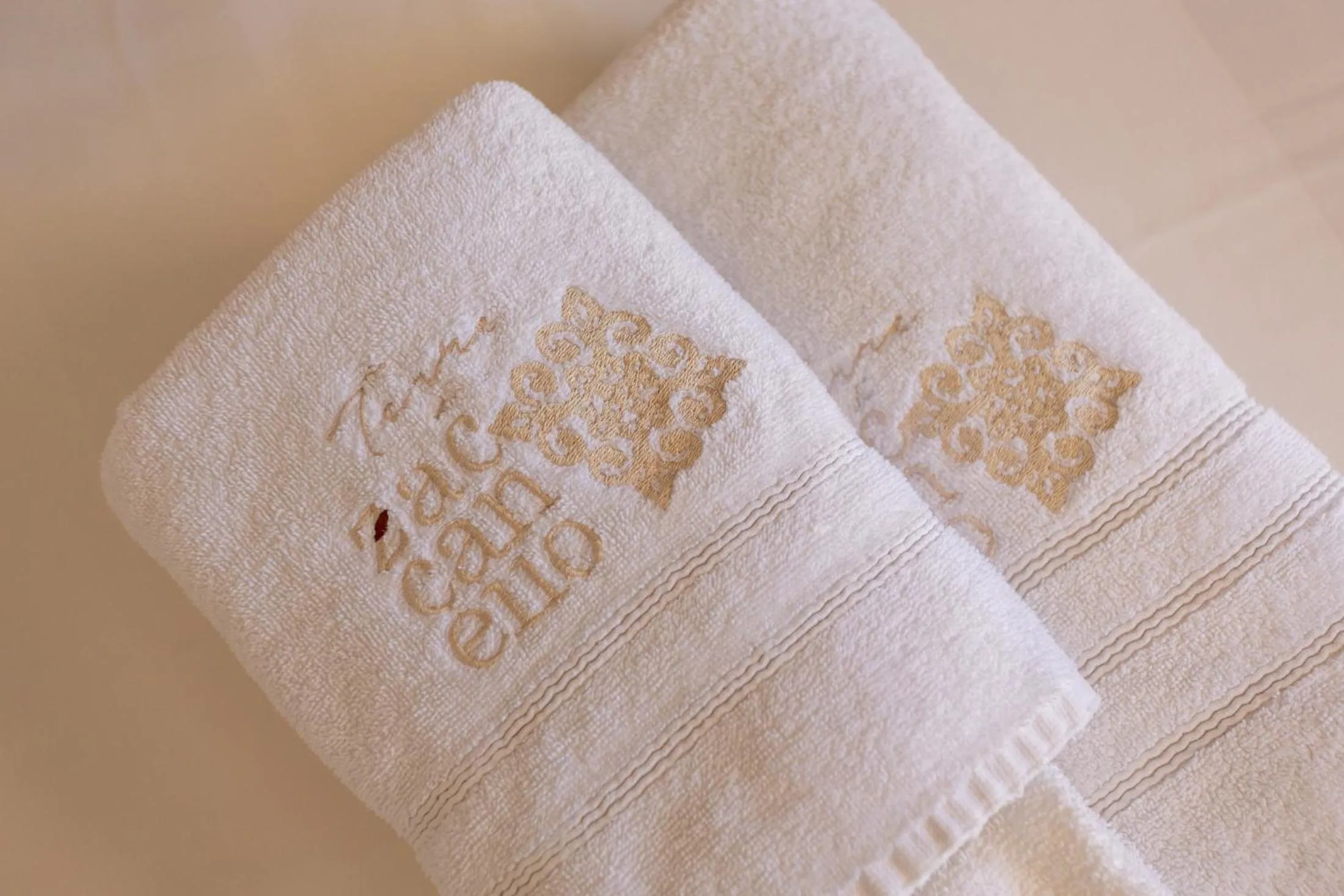 towels in Oikos in Terre di Zaccanello