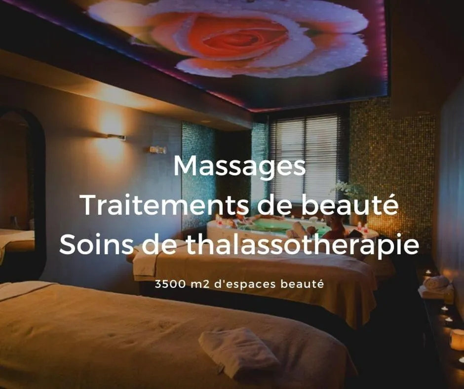 Spa and wellness centre/facilities in Grand Hôtel Les Flamants Roses Thalasso & Spa