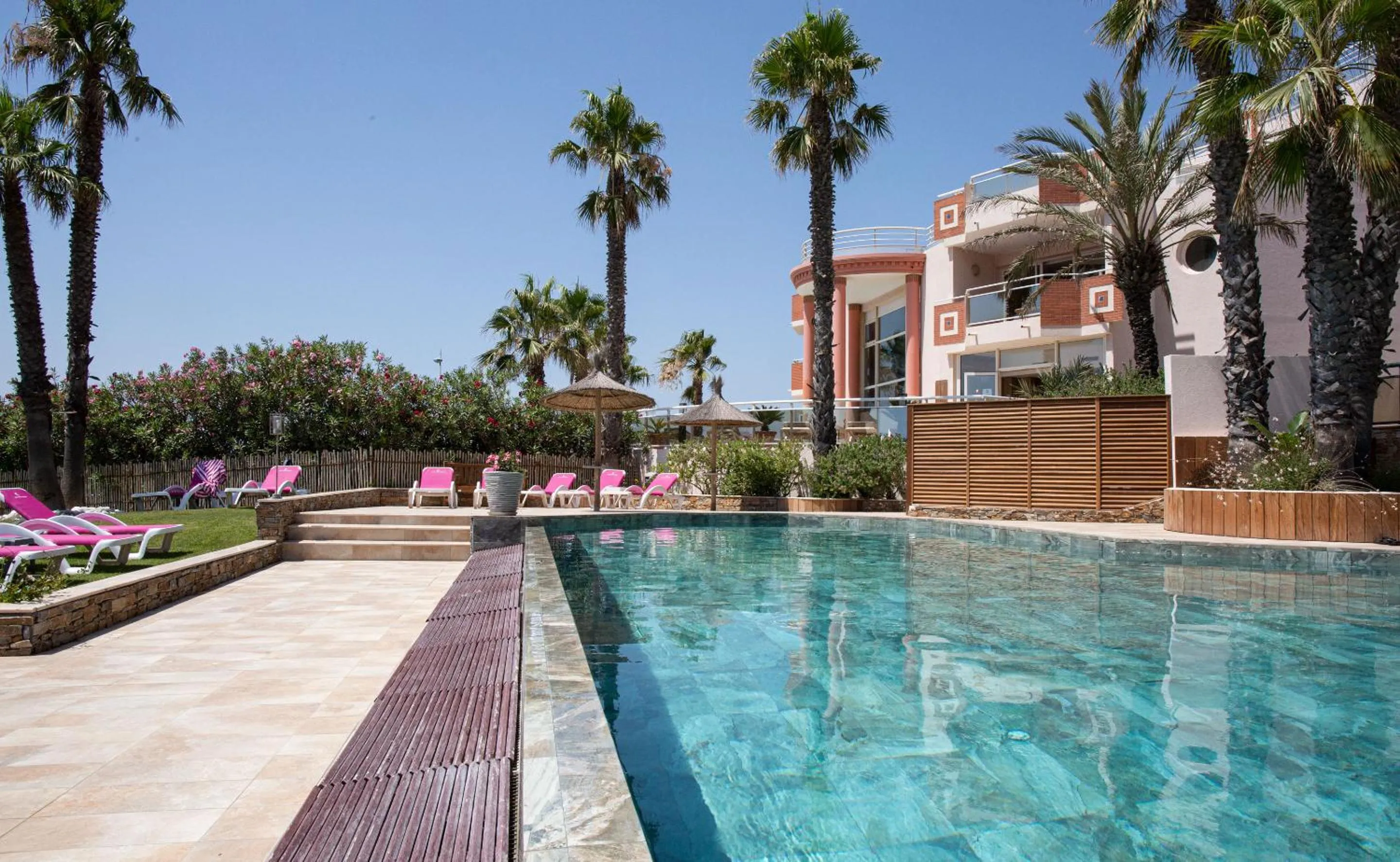 Swimming pool in Grand Hôtel Les Flamants Roses Thalasso & Spa