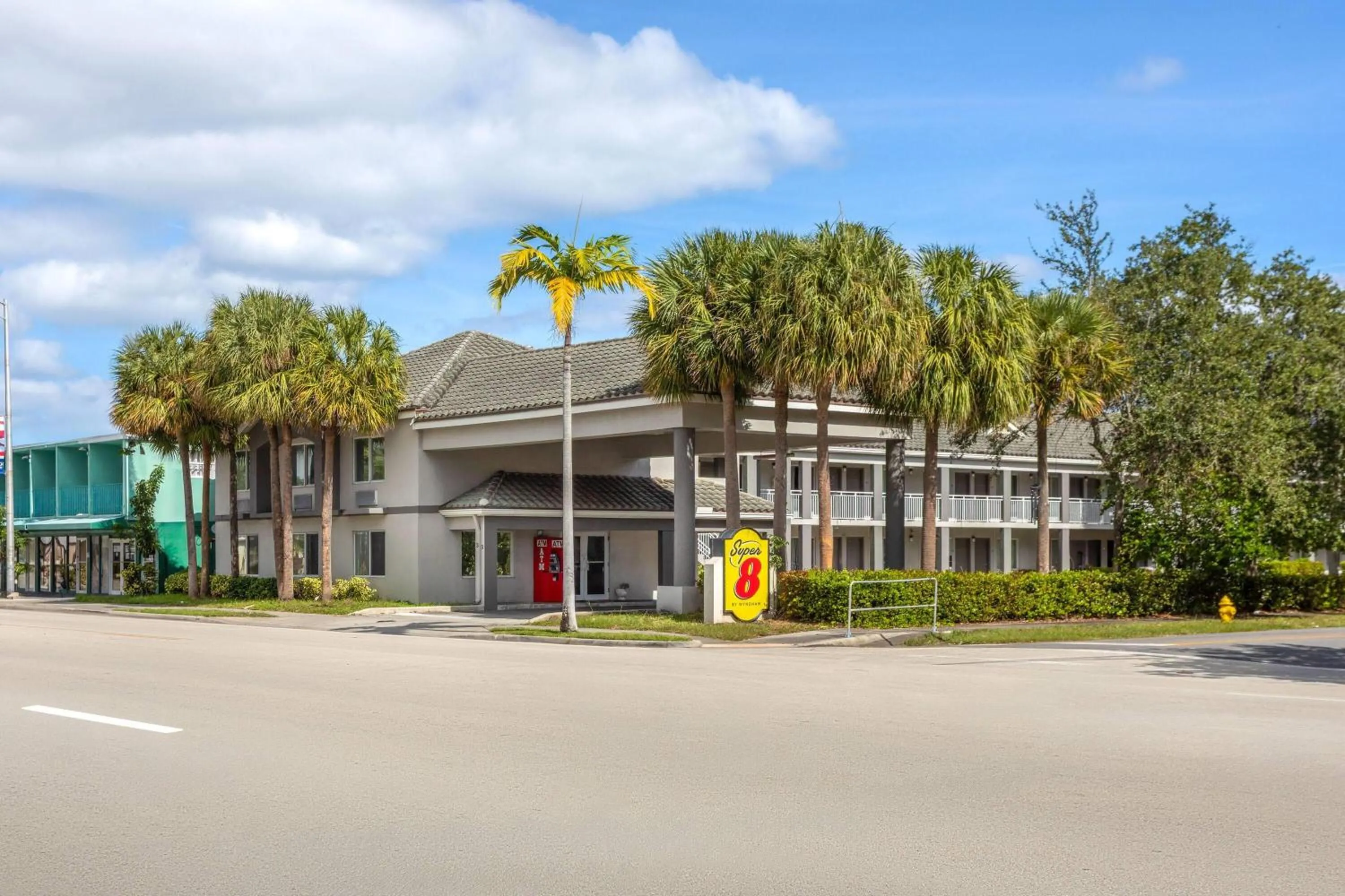 Property building in Super 8 Motel by Wyndham near Fort Lauderdale Arpt
