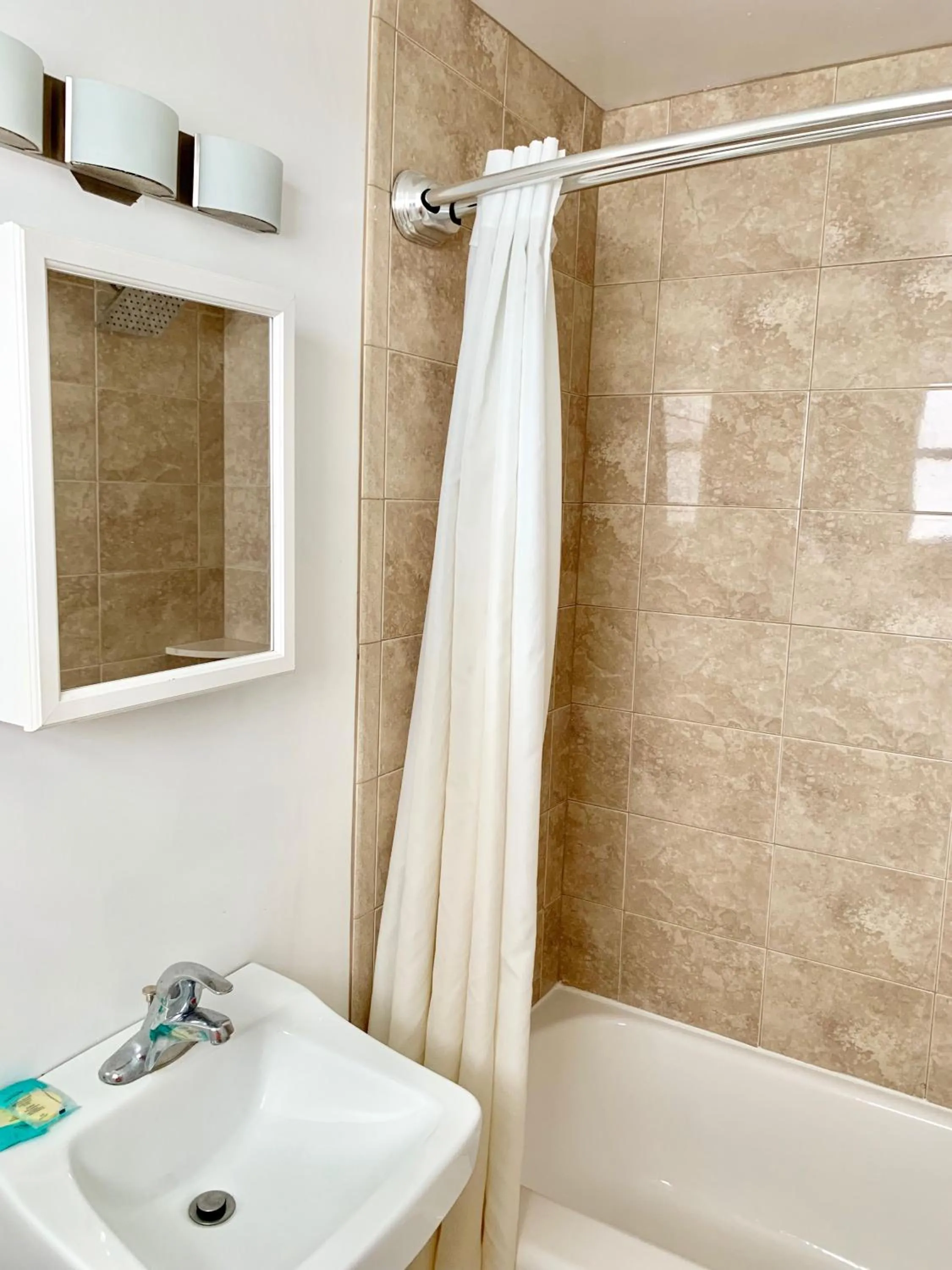 Shower in White Caps Motel