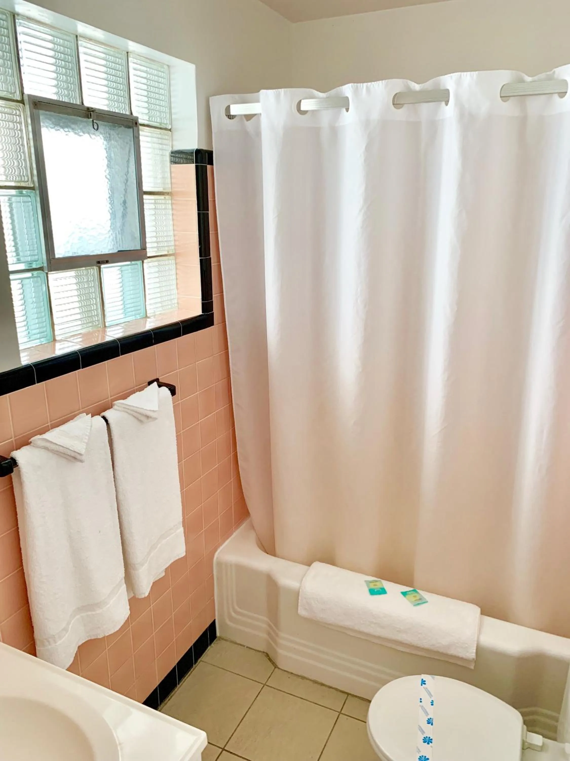 Shower in White Caps Motel