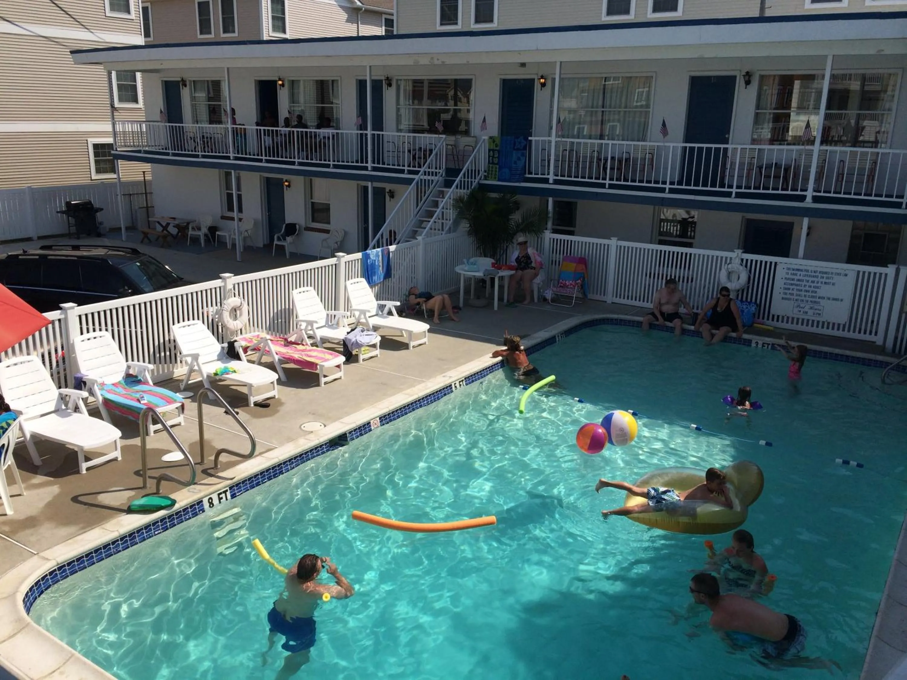 Property building in White Caps Motel