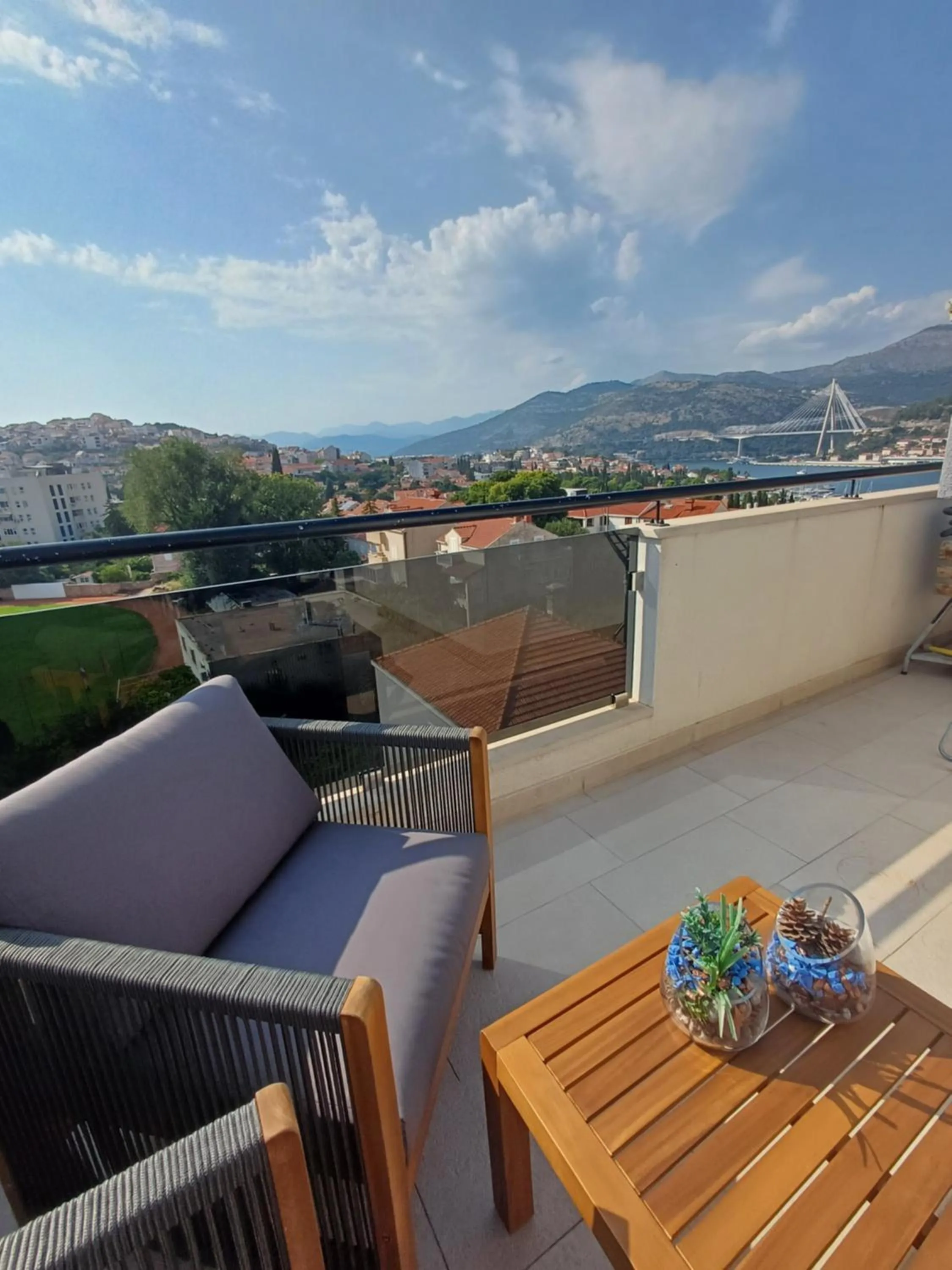 View (from property/room) in Apartments Mak & Lux - sea & sunset top view